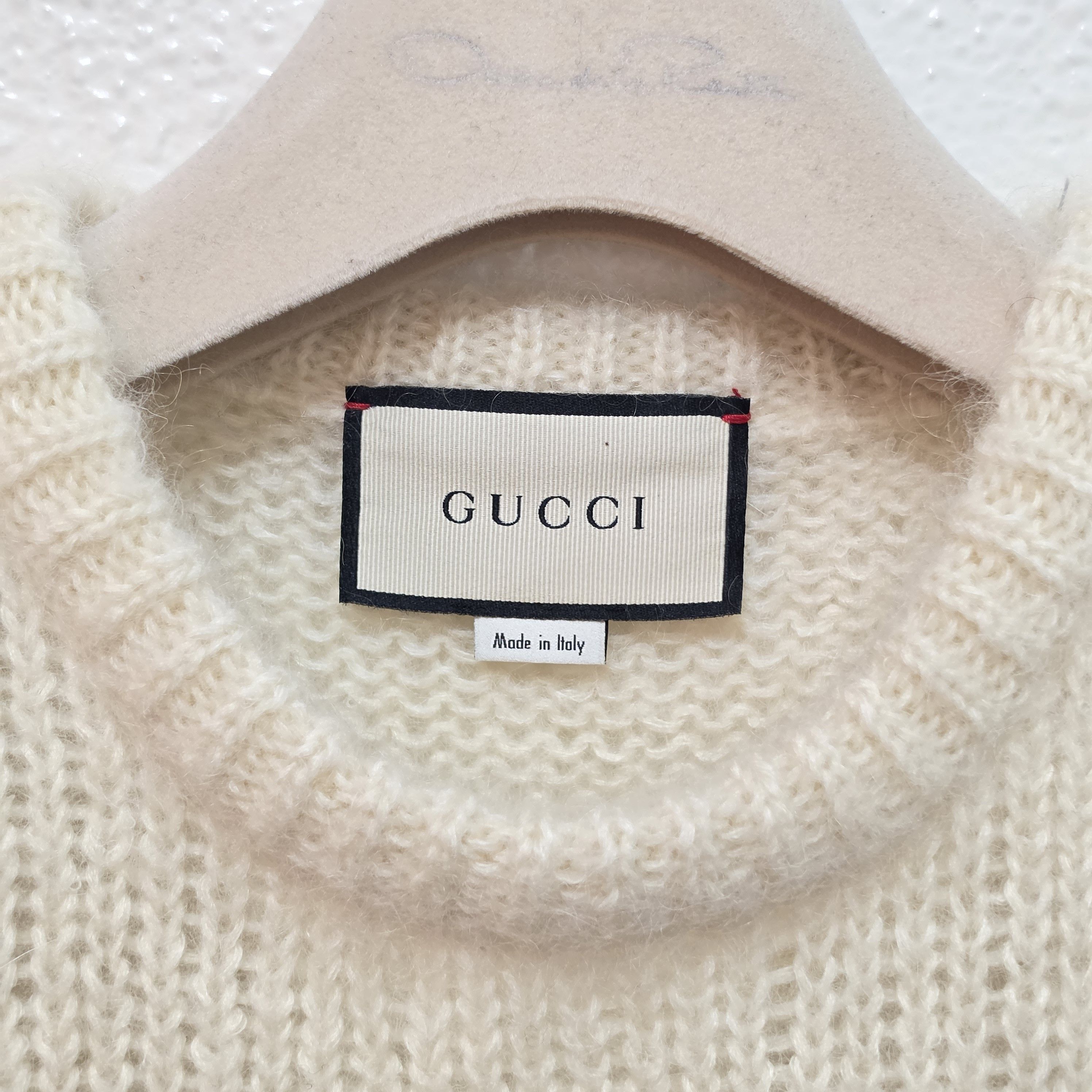 Gucci Gg Mohair Knitted Jumper Size L / US 10 / IT 46 - 3 Thumbnail