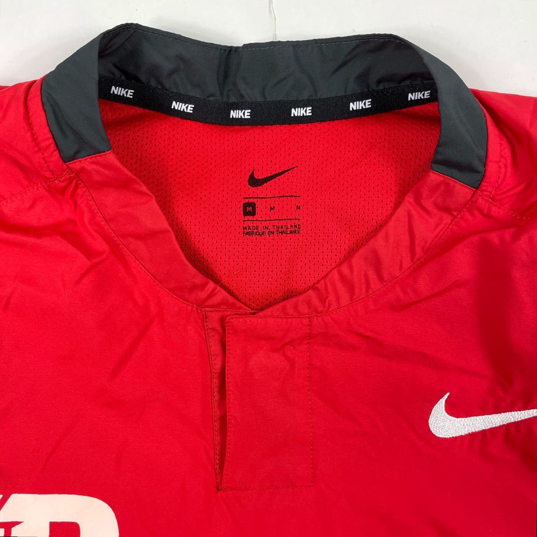 Nike Nike Jacket Mens M Red 1/4 Snap Windbreaker Baseball Coaching Windbreaker Nike Jacket Mens M Red 1/4 Snap Windbreaker Baseball Coaching Dayton Flyers Size US M / EU 48-50 / 2 - 7 Thumbnail