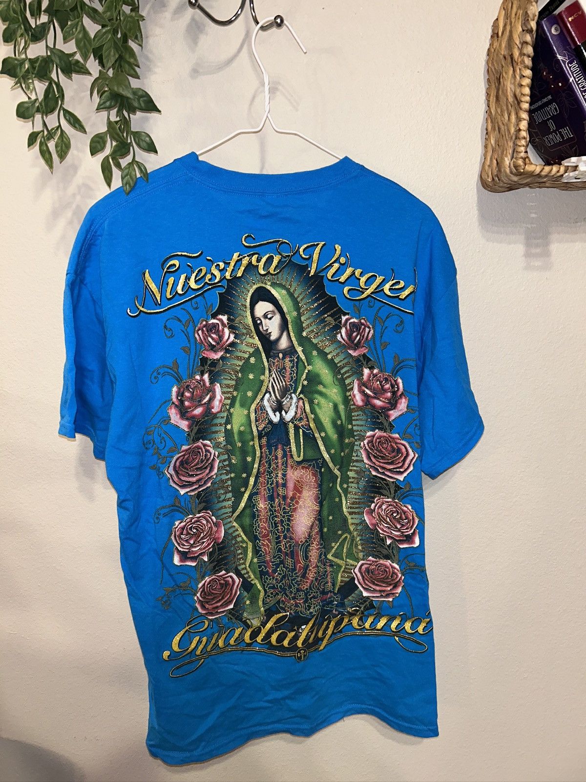 Gildan VIRGEN DE GUADALUPE double side shirt (The Virgin Mary) Size US L / EU 52-54 / 3 - 4 Thumbnail