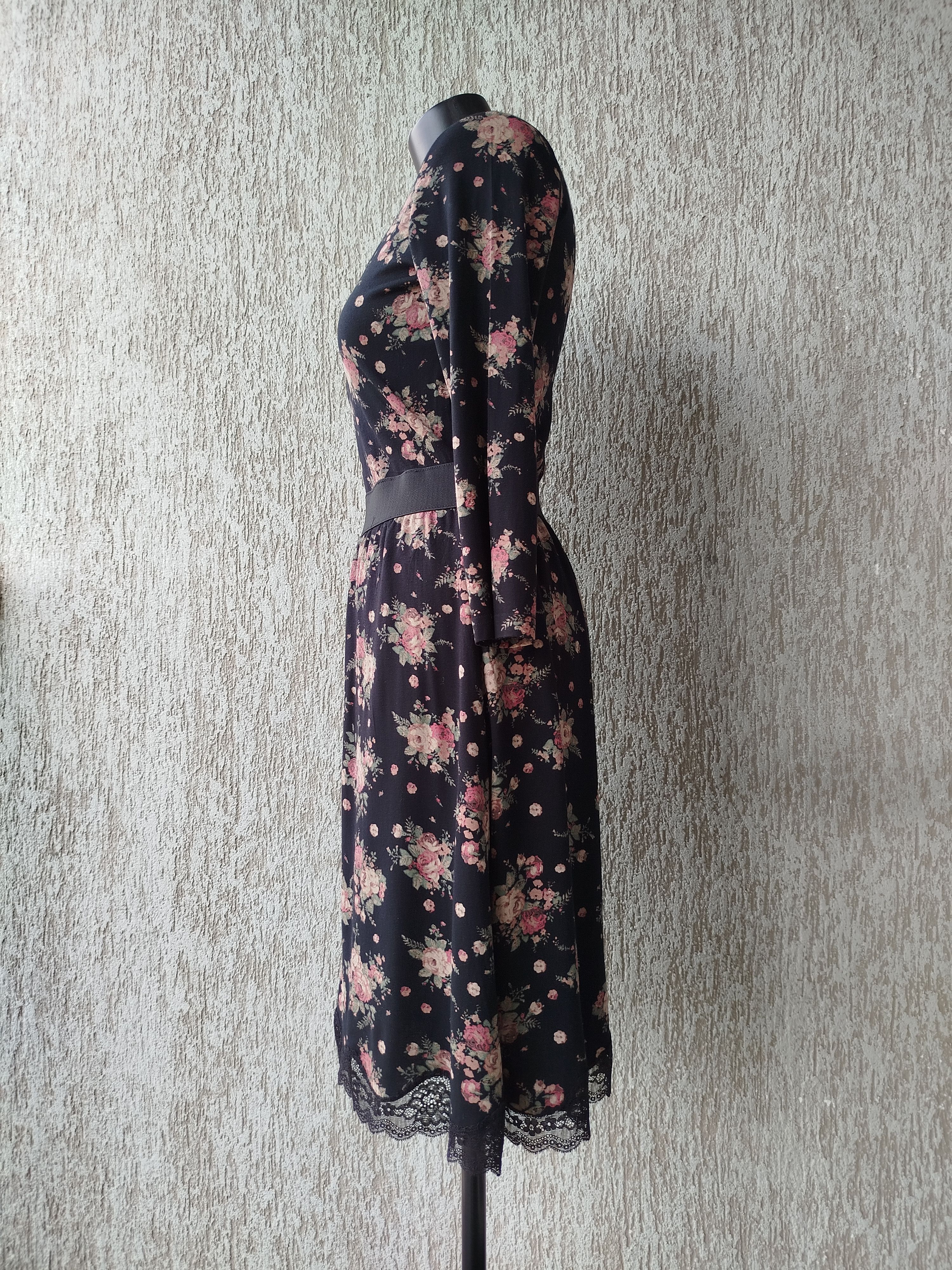 Hysteric Glamour VIVE MARIA Dress Midi Floral Coquette Lace Viscose Size M Size M / US 6-8 / IT 42-44 - 11 Thumbnail