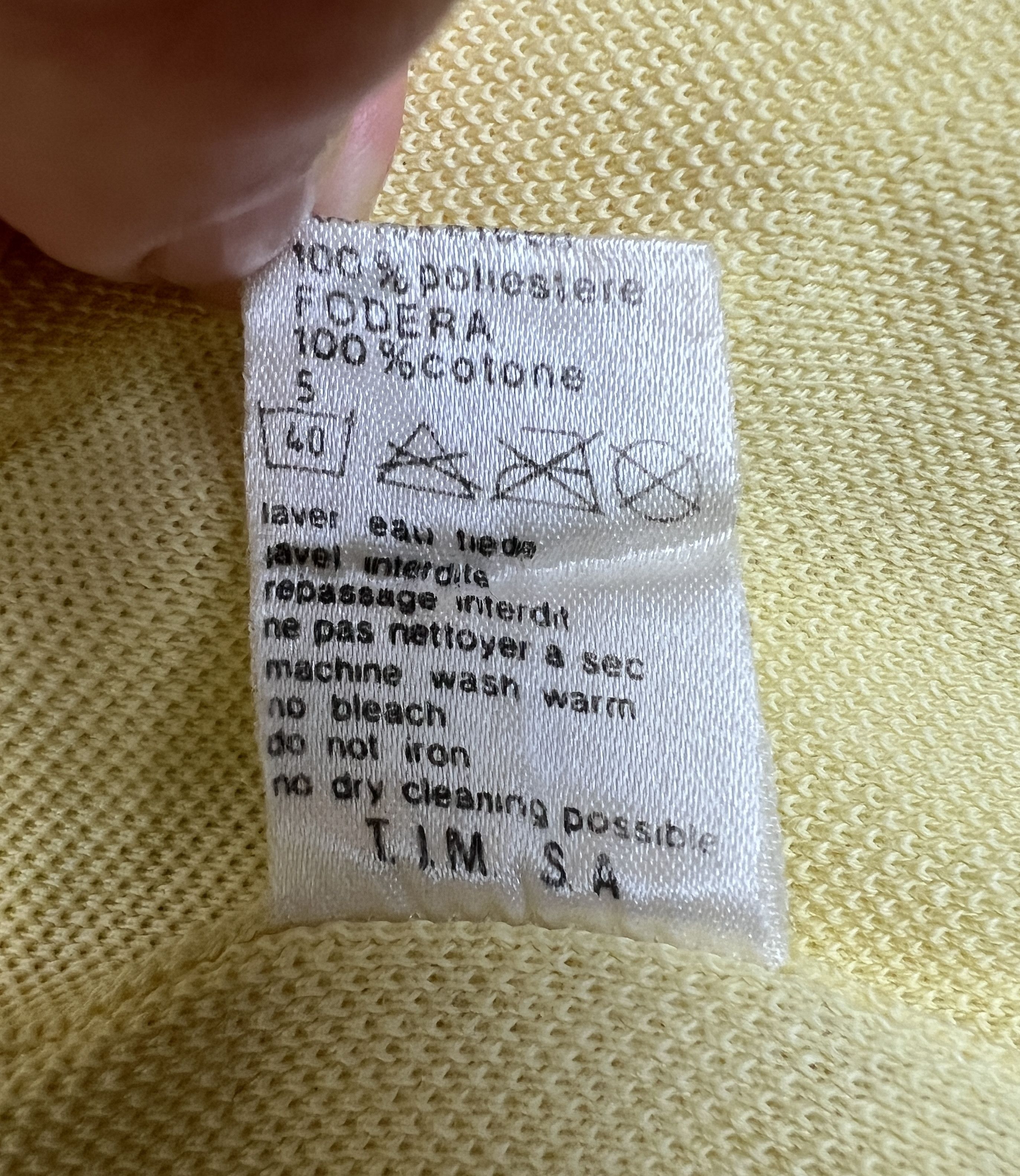 Lacoste Vintage Lacoste Chemise Bomber Jacket Yellow Made in France Size US L / EU 52-54 / 3 - 25 Thumbnail
