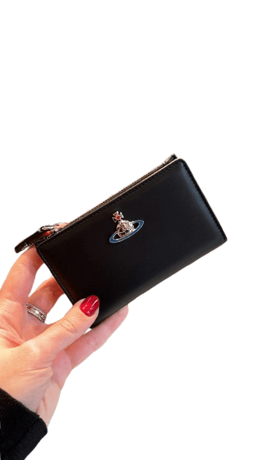 Vivienne Westwood o1f1d3z0426 Size: OS / Nappa Slim Flap Card Holder in Black Size ONE SIZE - 1 Thumbnail