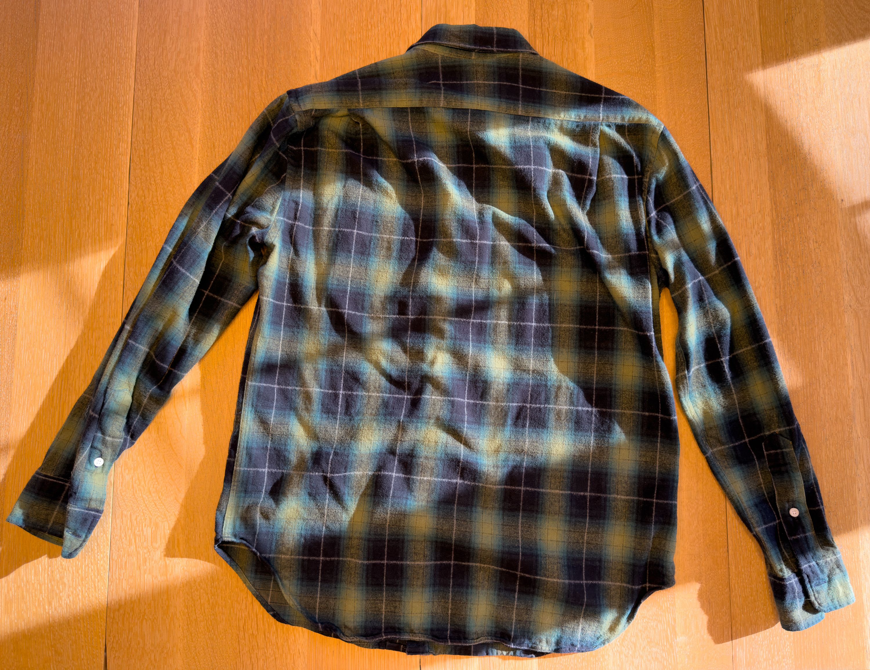 Gitman Bros. Vintage Shaggy Flannel in Navy Melange Size US L / EU 52-54 / 3 - 2 Thumbnail