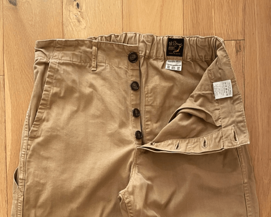orSlow French Work Pants Herringbone Size 1