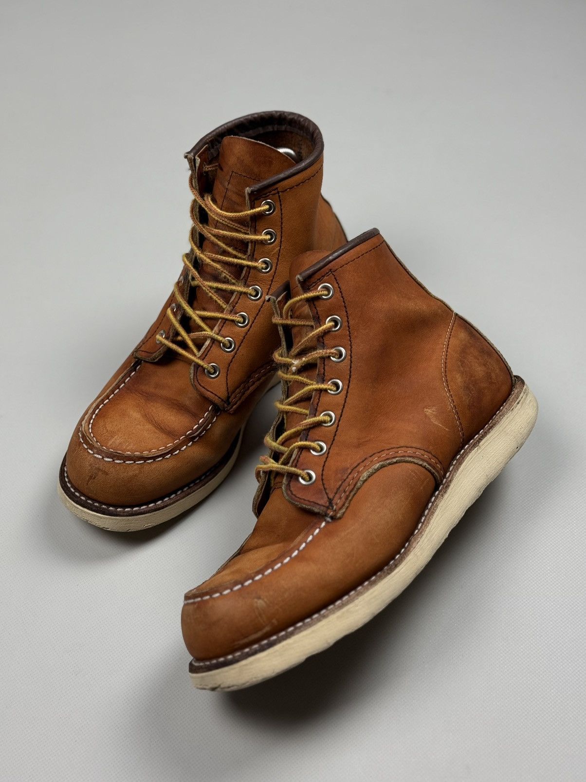 Red Wing Red Wing Shoes Vintage Leather Moc Toe Boots Size US 8.5 Size US 8.5 / EU 41-42 - 18 Thumbnail