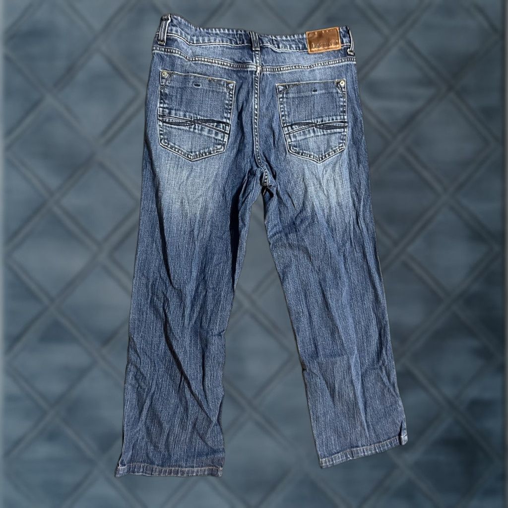 Lee VINTAGE Lee Modern Series L342 Jeans Denim Blue 32x27 Straight Fit 5-Pocket Denim Blue Mens Jeans Size US 32 / EU 48 - 1 Thumbnail