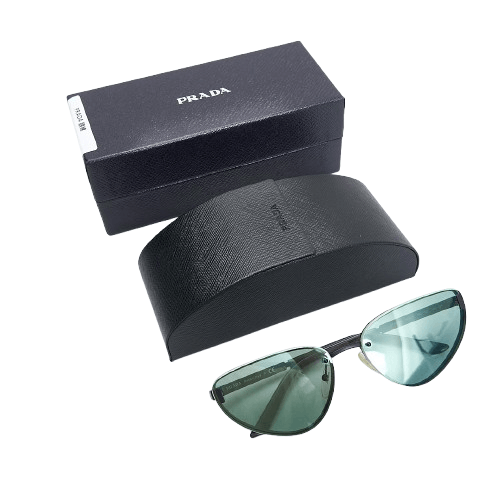 Prada Prada Blue Tint Cat Eye Sunglasses Size ONE SIZE - 5 Thumbnail
