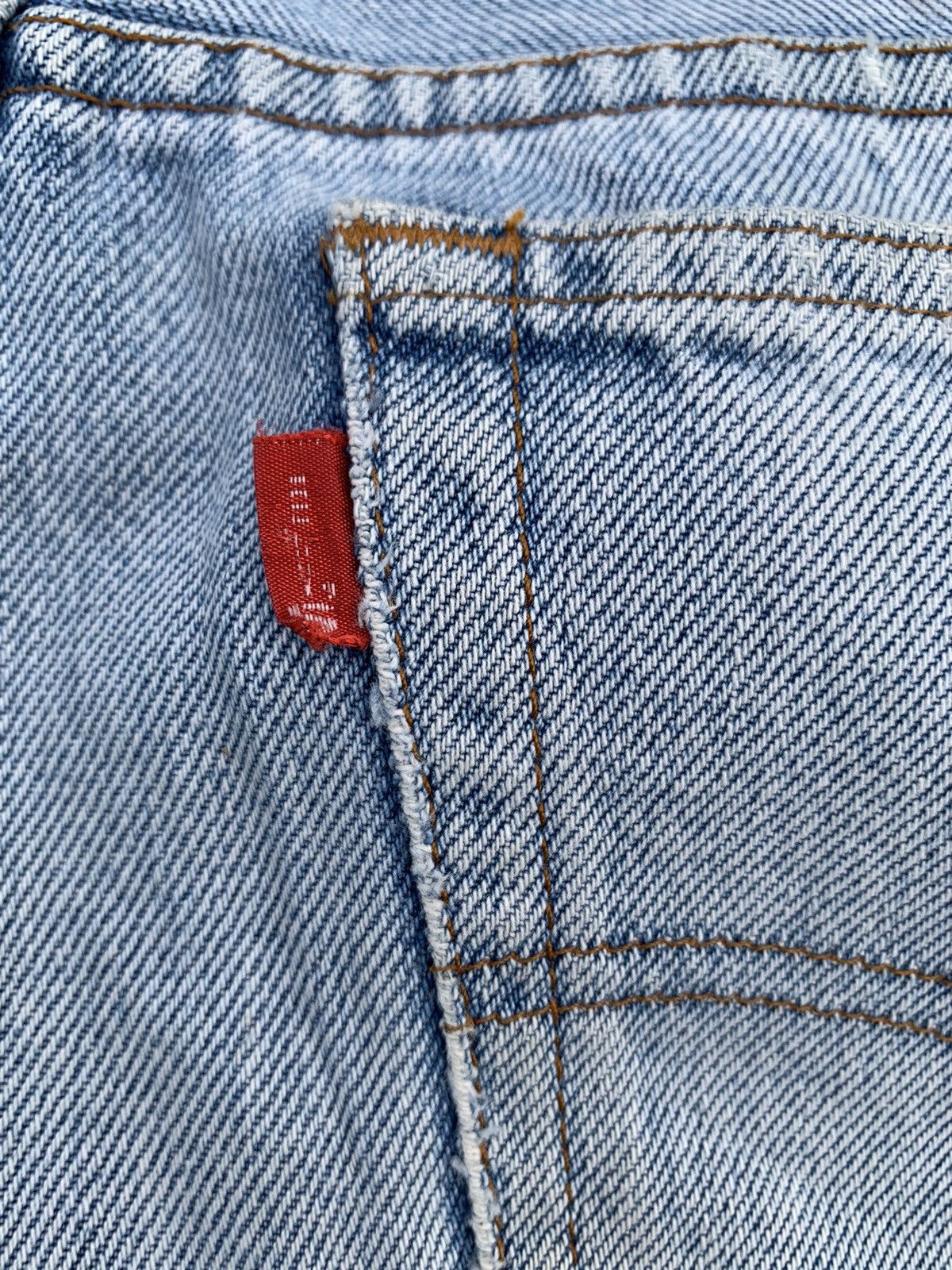 Levi's VINTAGE LEVIS 501 RINDEM 80’s USA FADED DISTRESSED DENIM Size US 29 - 15 Thumbnail