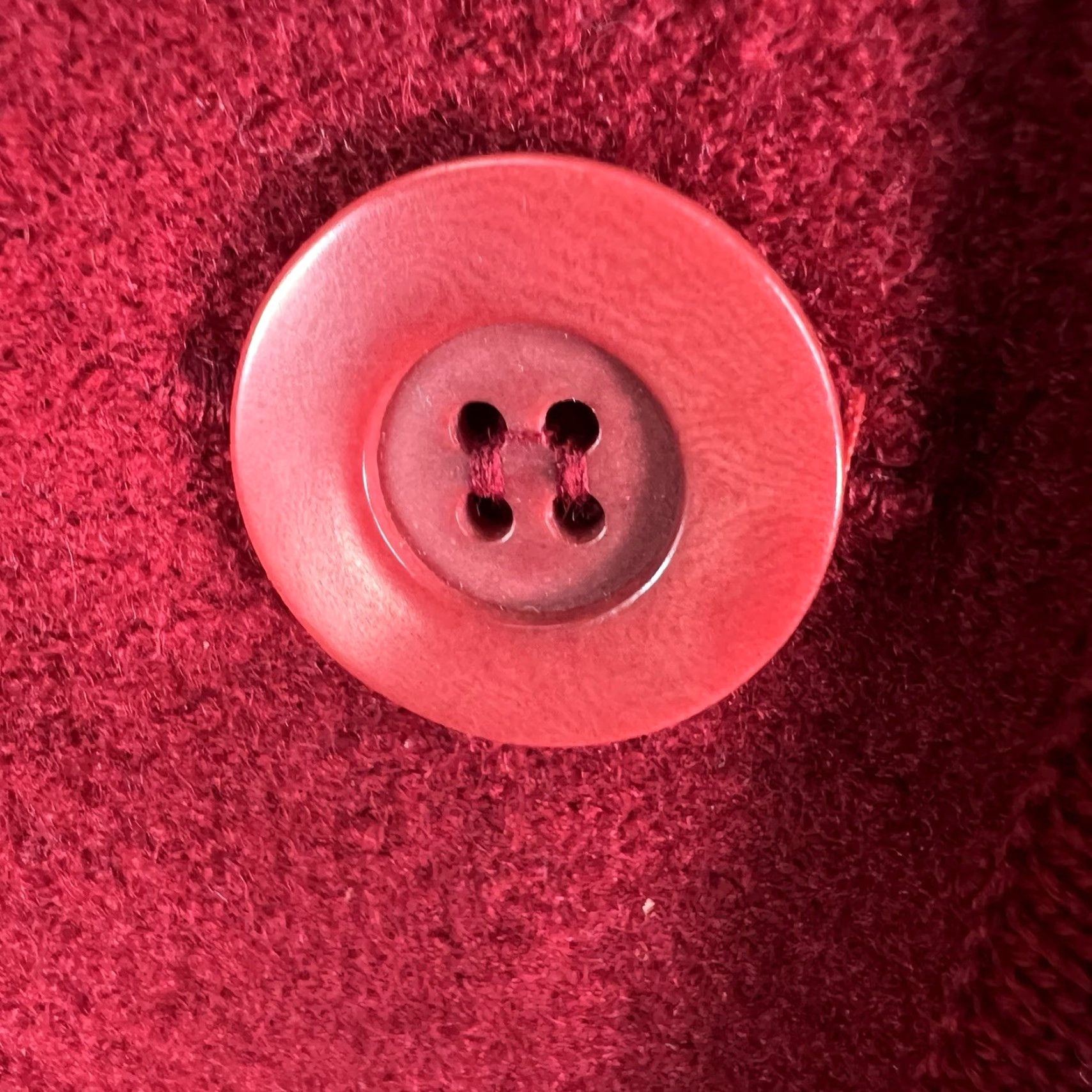 Talbots VINTAGE Talbots Pea Coat Womens Size S Red Wool Tweed Double Breasted Classic Fall Winter Size S / US 4 / IT 40 - 4 Thumbnail