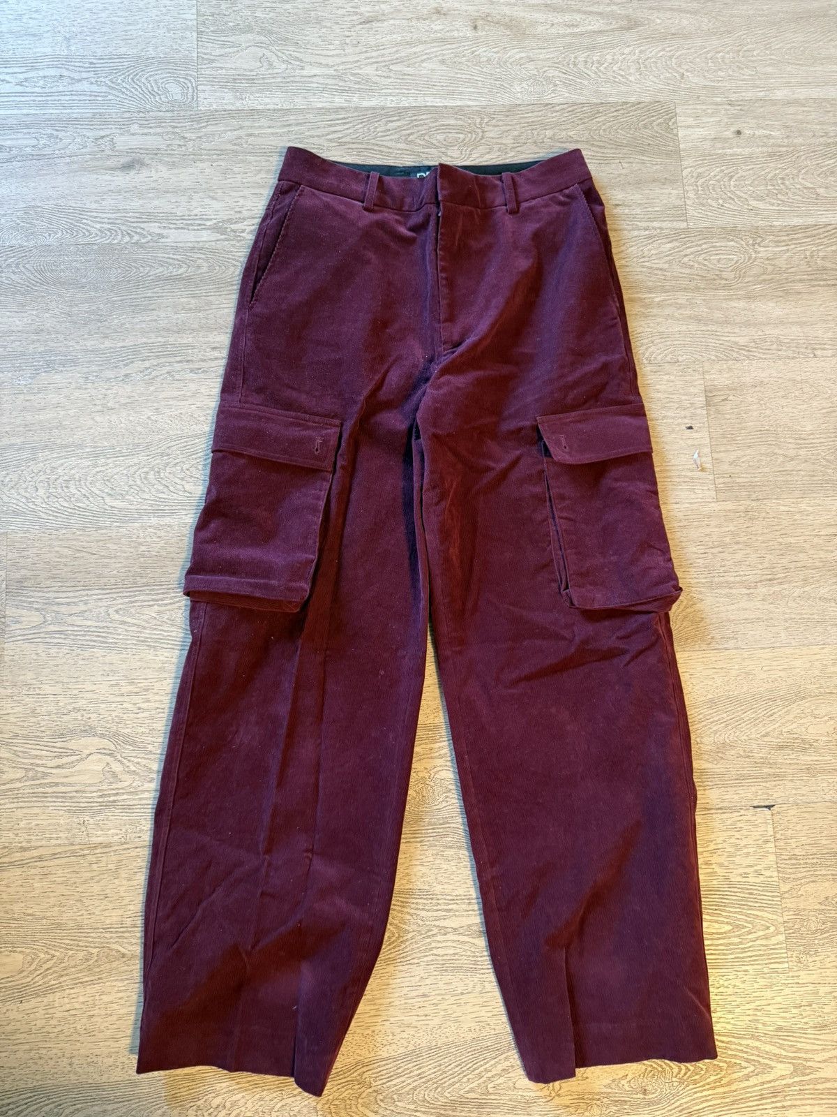 Japanese Brand × Vintage DRAE Burgundy Cargo Pants Size US 32 / EU 48 - 1 Thumbnail
