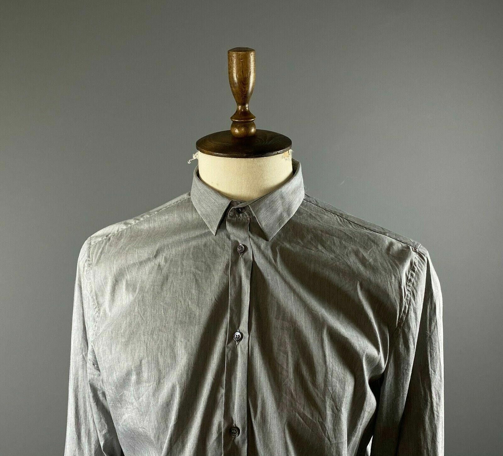 Cos Cos Gray Slim Fit Button Dowbn Dress Shirt Size 42 Size US M / EU 48-50 / 2 - 2 Thumbnail