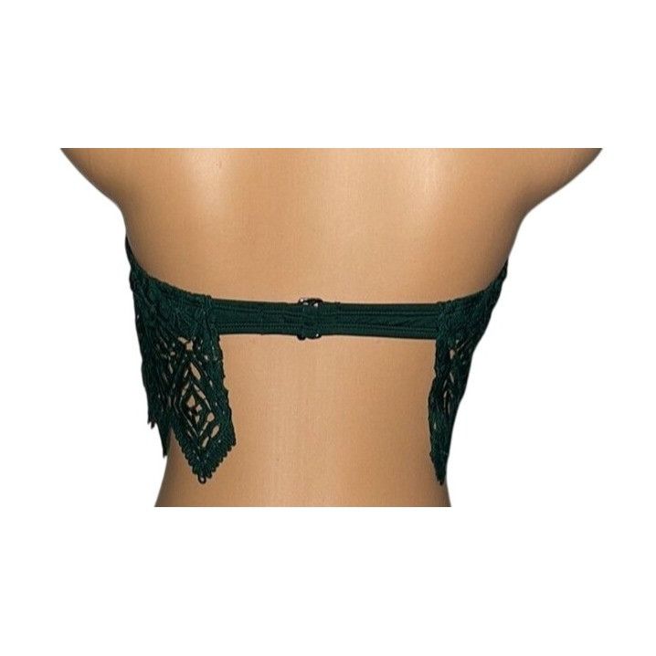 Other Women's Crochet Bandeau Flounce Bikini Top large Size L / US 10 / IT 46 - 3 Thumbnail