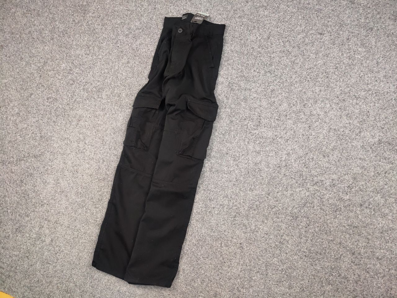 Japanese Brand Vintage Japanese Style black cargo workwear Pants Y2K Size US 34 / EU 50 - 3 Thumbnail