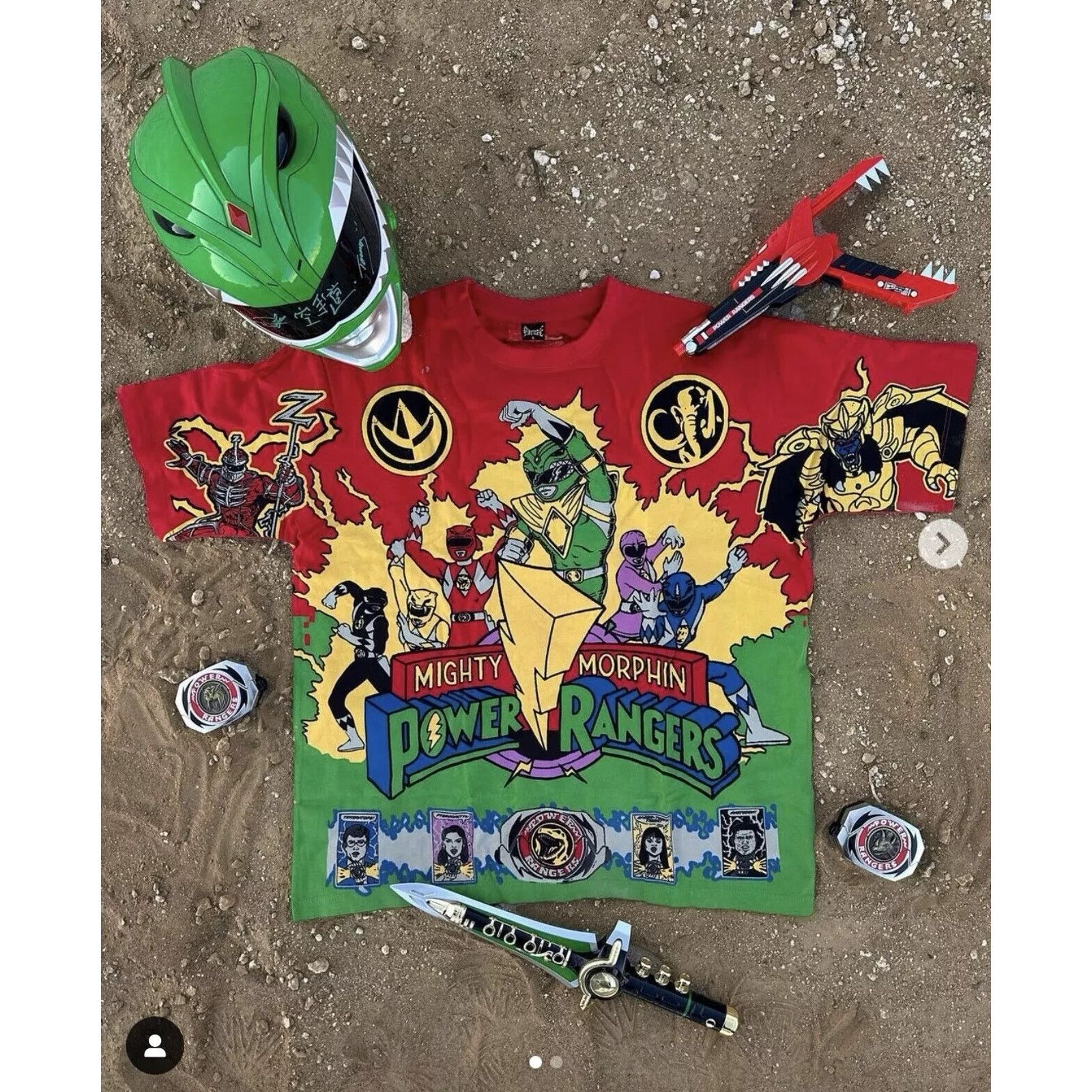ABAHOUSE Bootleg POWER RANGERS MOVIE PROMO T-SHIRT For Men XXL Dbruze Size US XXL / EU 58 / 5 - 1 Thumbnail