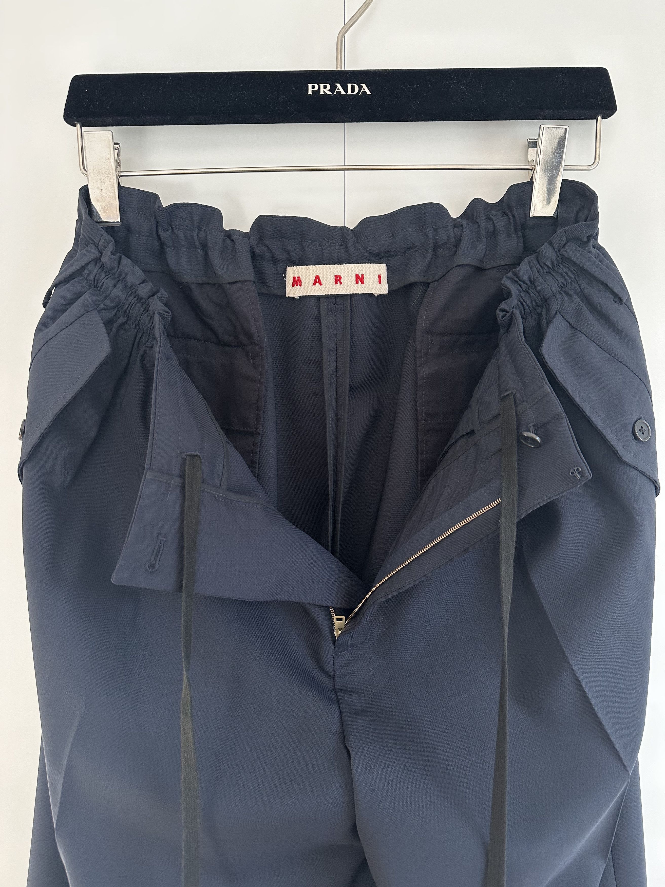 Marni Drawstring waist Tailored Trousers Size US 28 / EU 44 - 7 Thumbnail