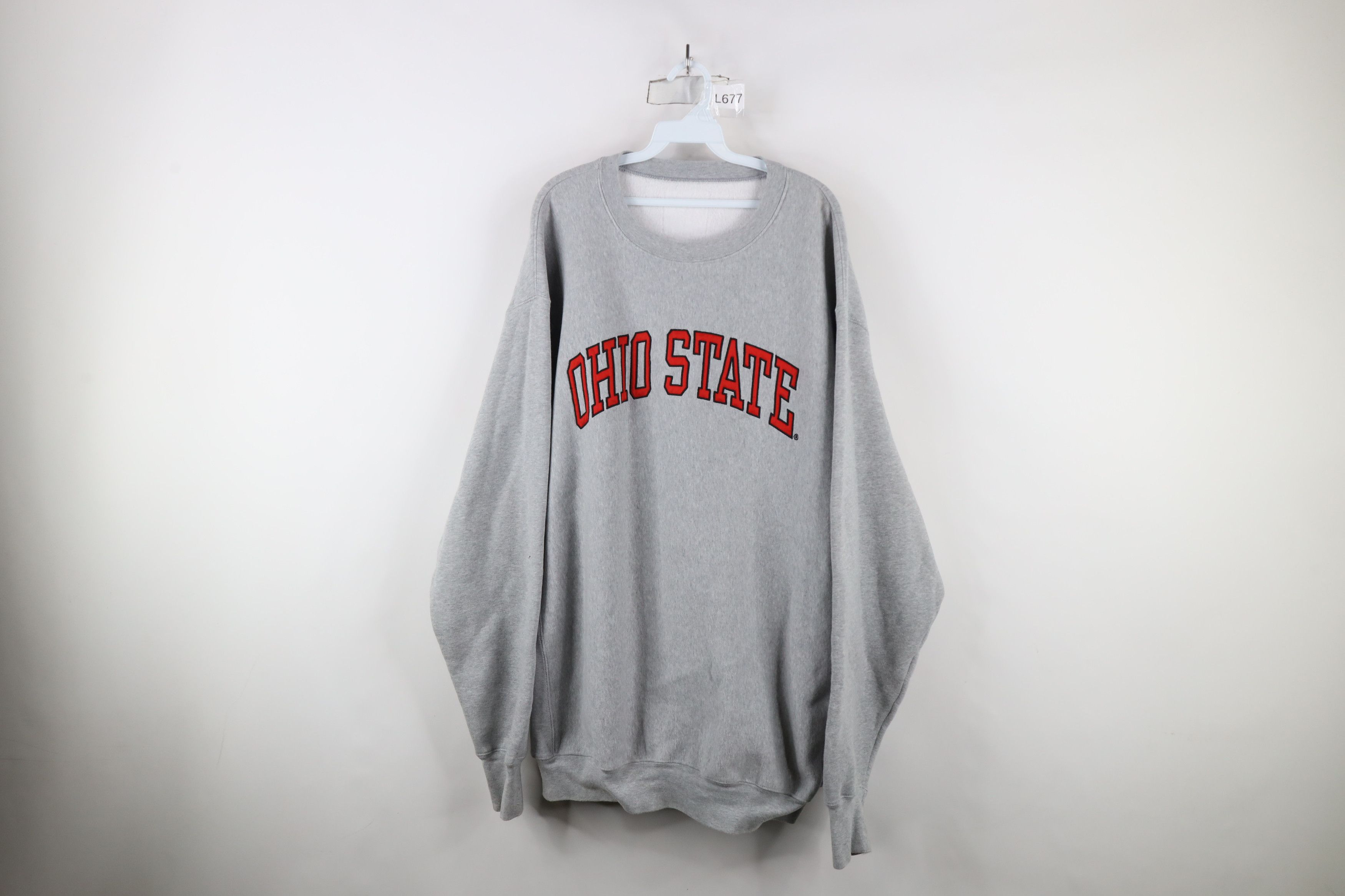 Vintage Vintage 90s Spell Ohio State University Crewneck Sweatshirt Size US XXL / EU 58 / 5 - 1 Thumbnail