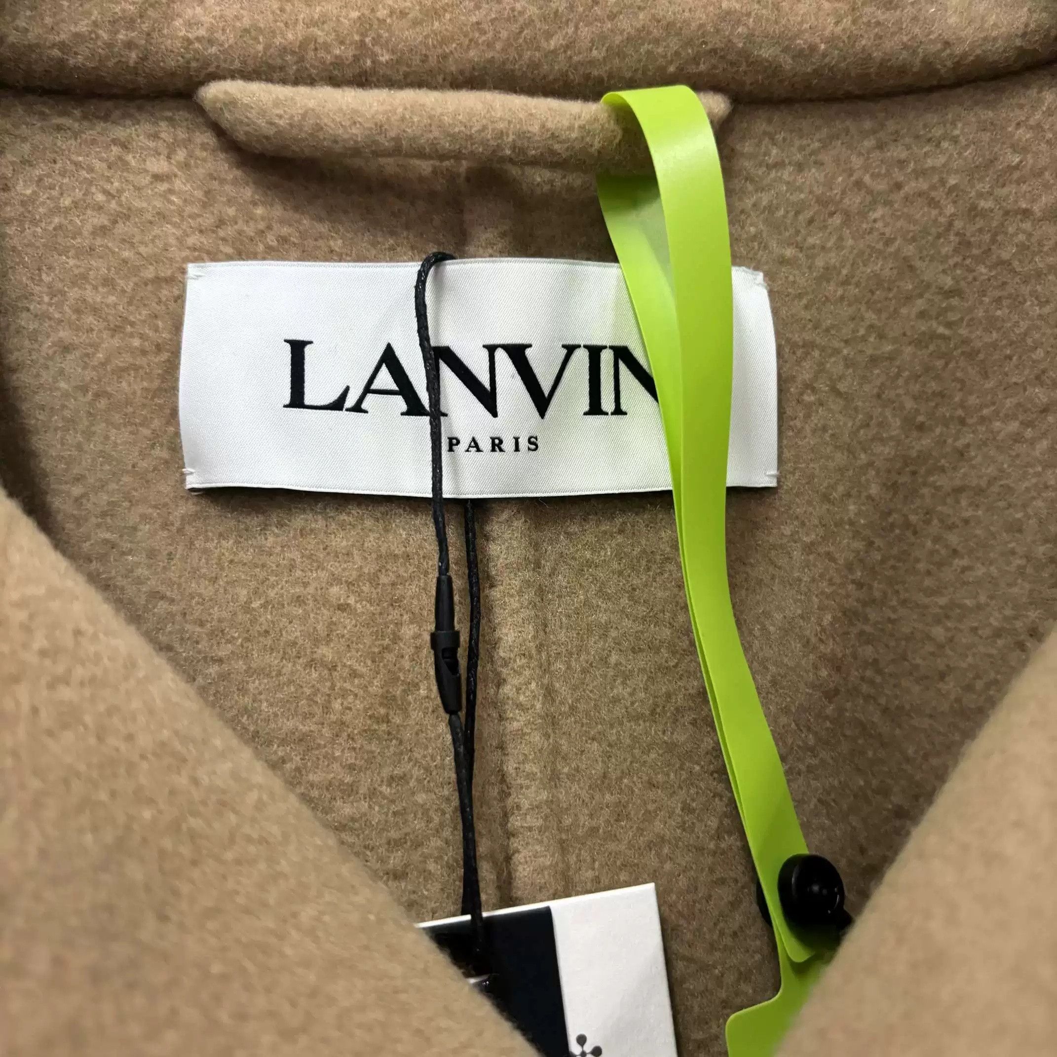 Lanvin LANVIN Beige Coat Size 48 Size US M / EU 48-50 / 2 - 2 Thumbnail