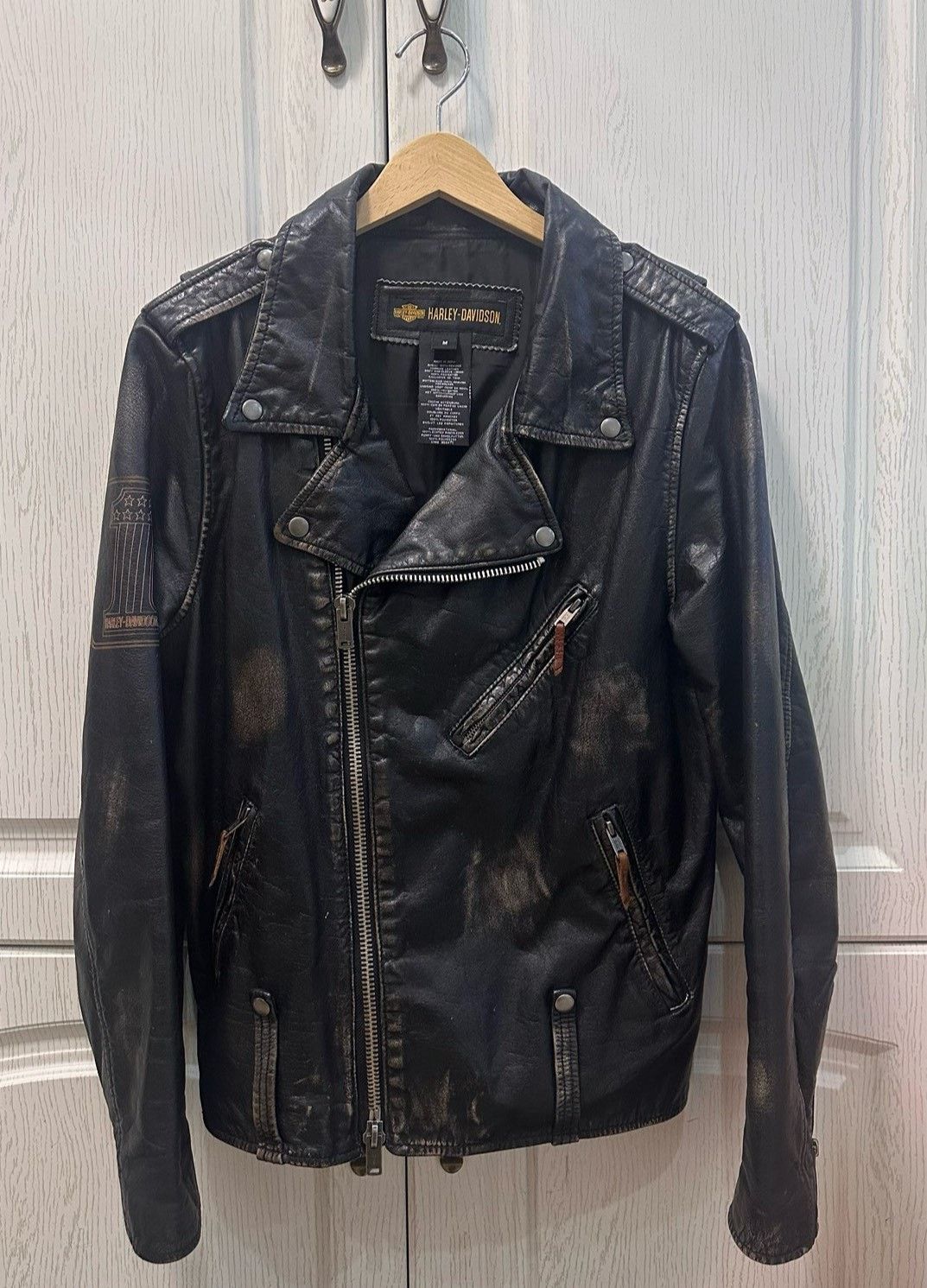 Harley Davidson Harley-Davidson Motorcycle Leather Jacket Size US M / EU 48-50 / 2 - 1 Thumbnail