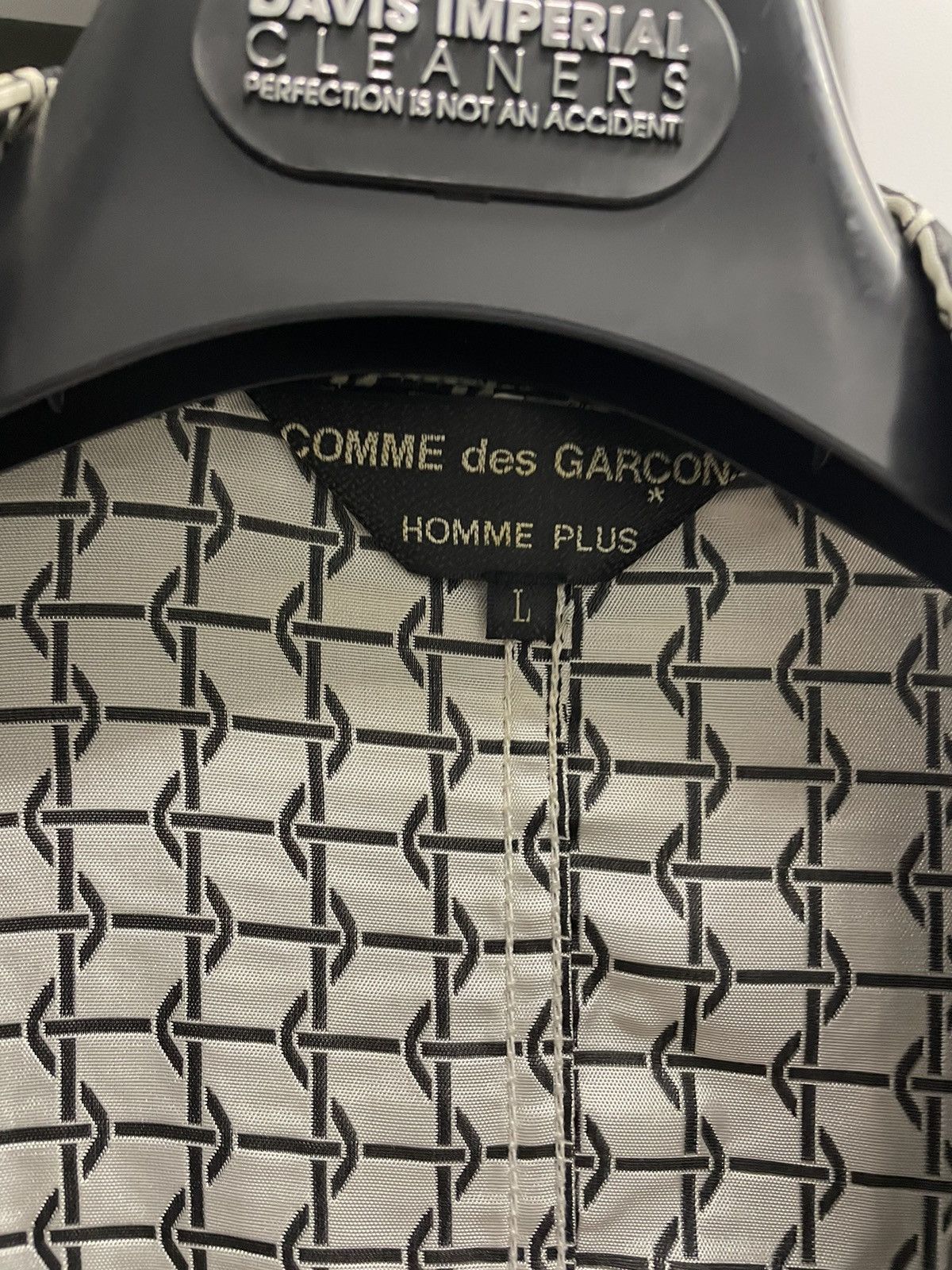 Comme des Garcons CDGH+ Woven Nylon Blazer with Ruffle Sleeves Size US L / EU 52-54 / 3 - 7 Thumbnail
