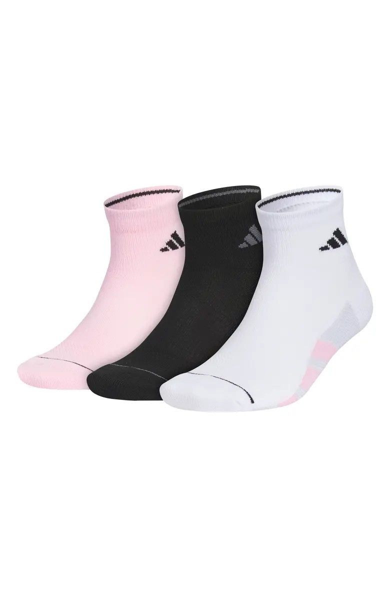 Adidas Adidas Men’s Assorted Quarter 3-Pack Socks Size ONE SIZE - 4 Thumbnail