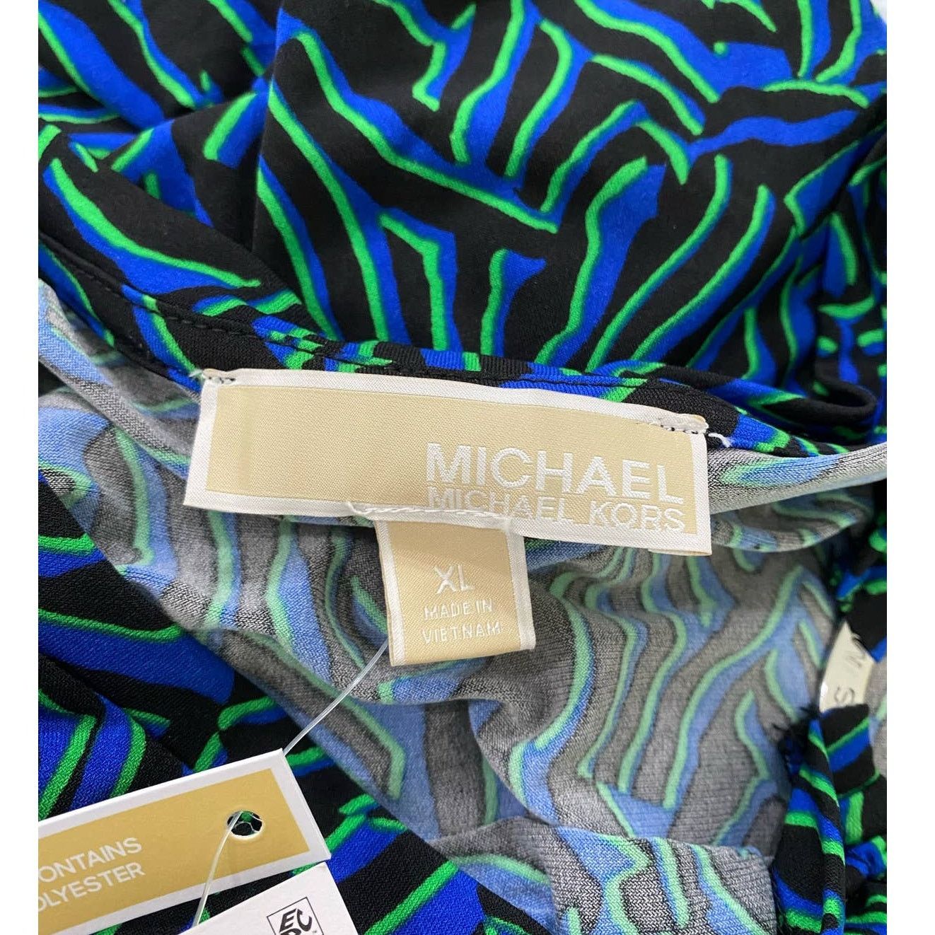 MICHAEL MICHAEL KORS Women's Zebra-Print Ring Mini Dress XL