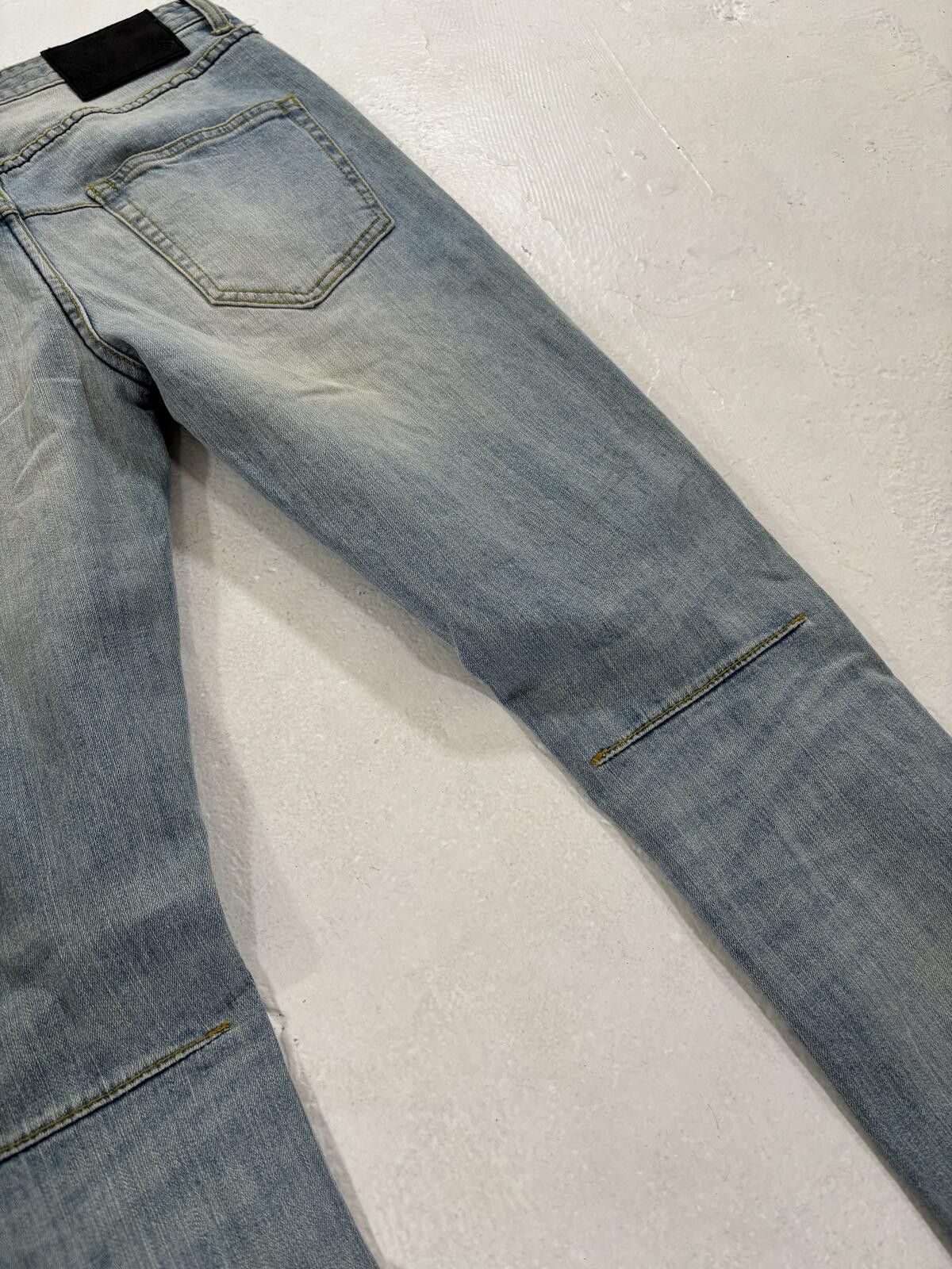 Number (N)ine Number (N)ine Music Note Crash Denim Size US 30 / EU 46 - 6 Thumbnail
