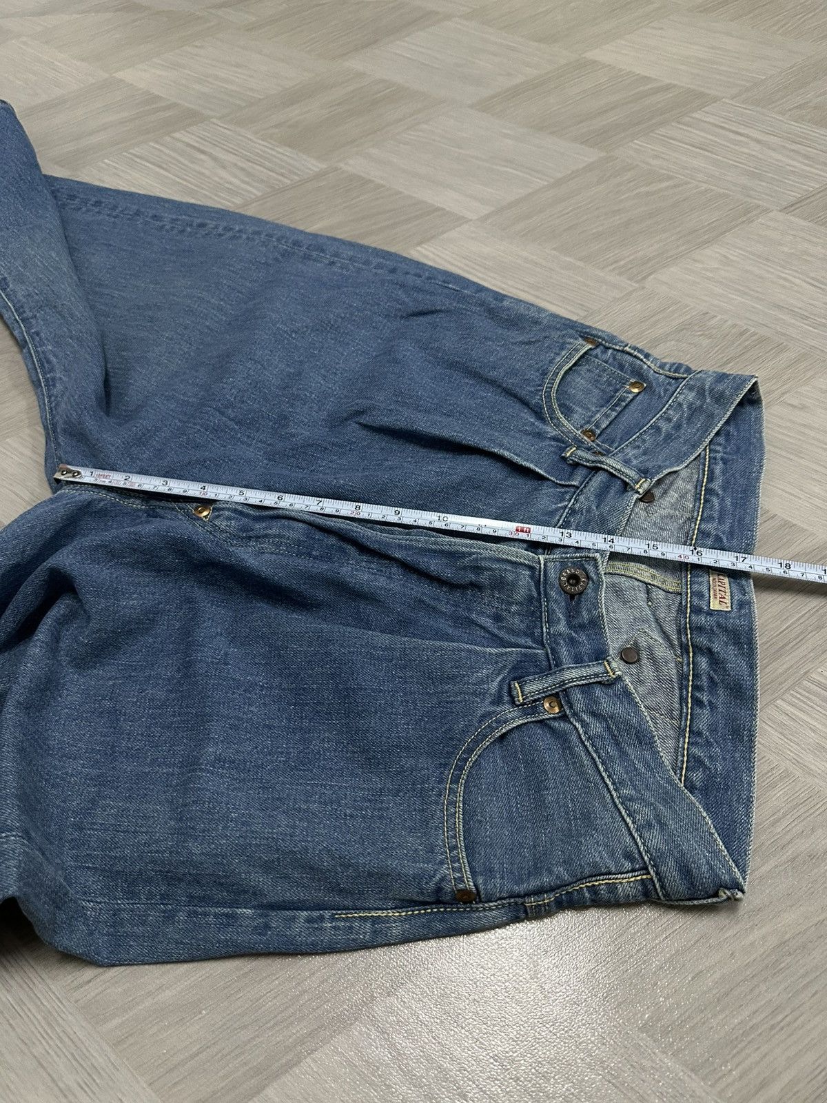 Kapital Kapital Japan Wide Leg Buckle Bag Denim Pant Size US 28 / EU 44 - 22 Thumbnail