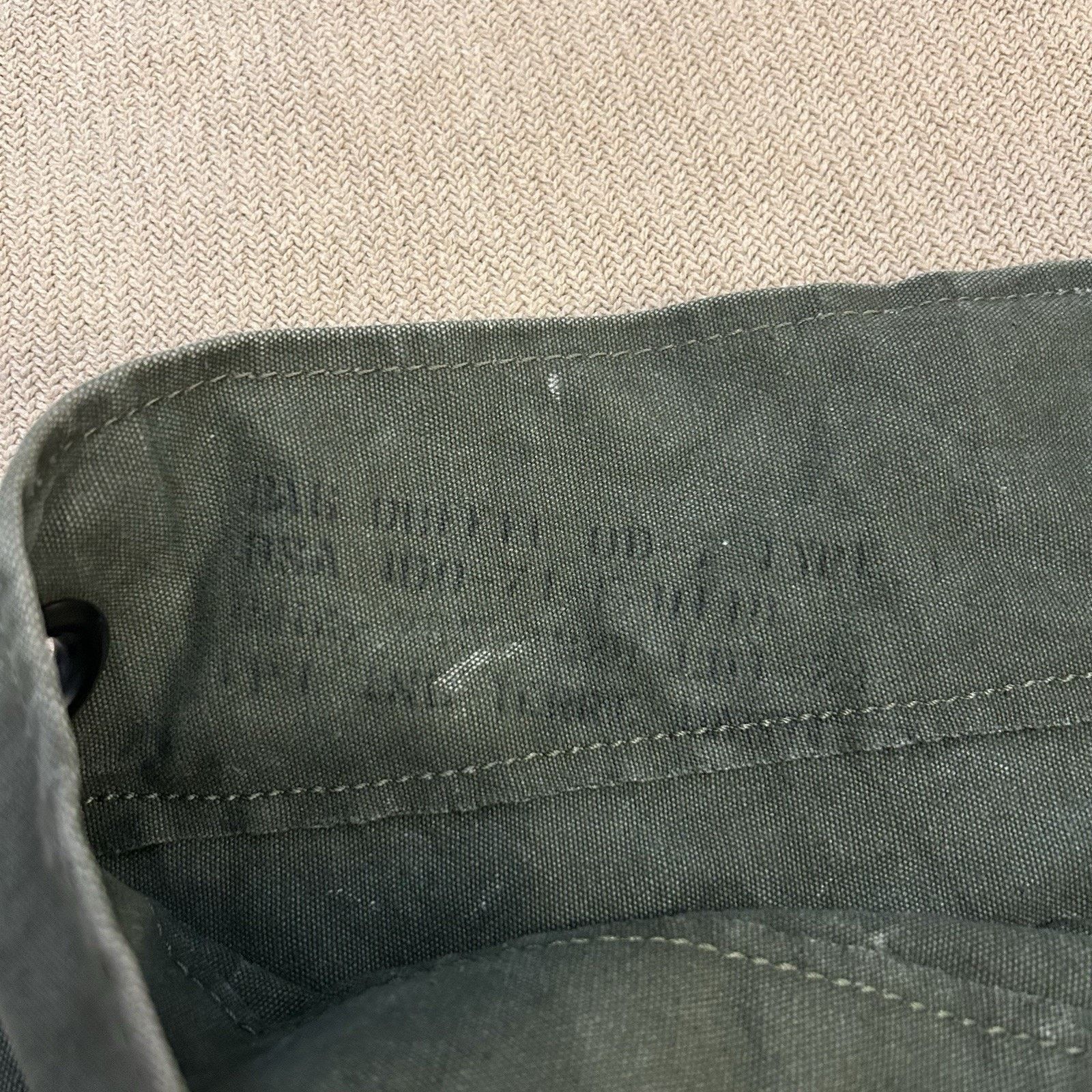 Vintage Vintage 70s US Army OD Canvas Duffle Cargo Vietnam Era Bag Size ONE SIZE - 5 Thumbnail