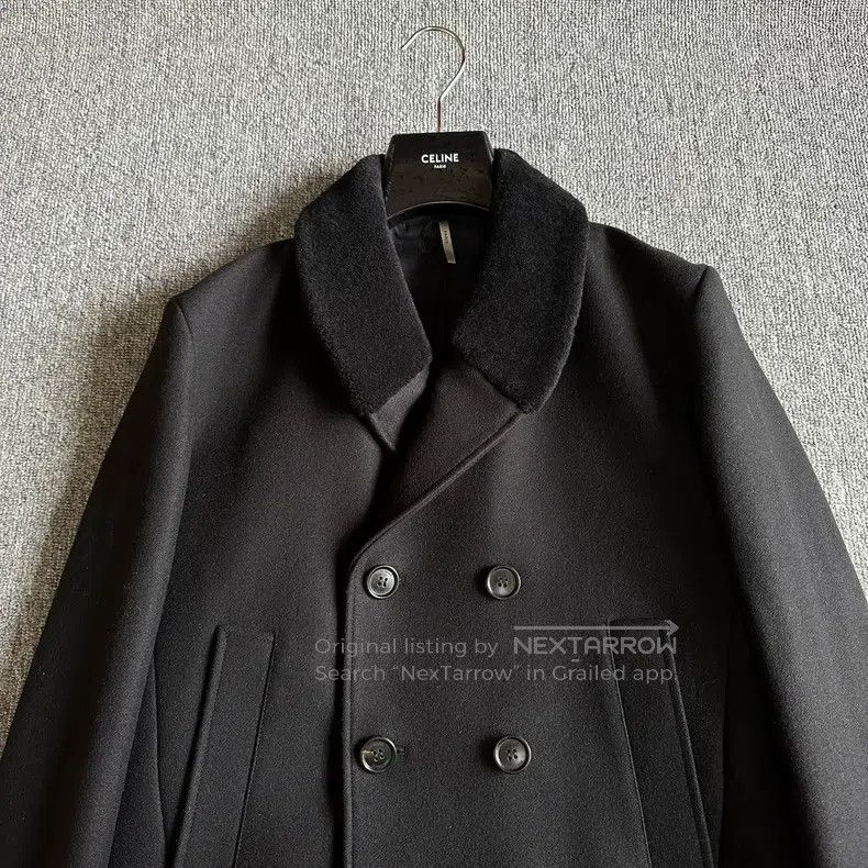 Dior Dior Black wool collar double-breasted coat Size US S / EU 44-46 / 1 - 2 Thumbnail