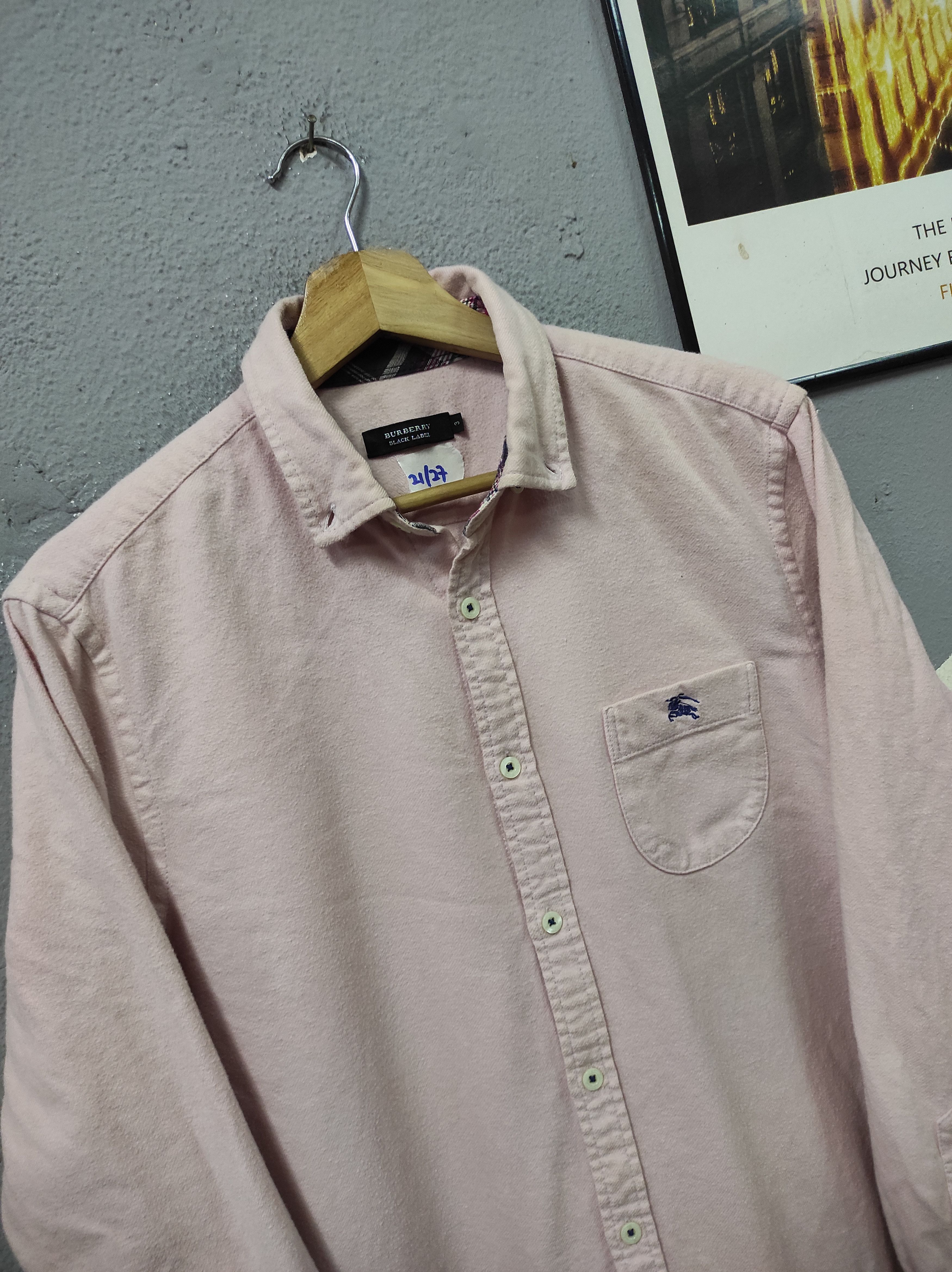Burberry BURBERRY BLACK LABEL POLO SHIRT LONGSLEEVE Size US M / EU 48-50 / 2 - 2 Thumbnail
