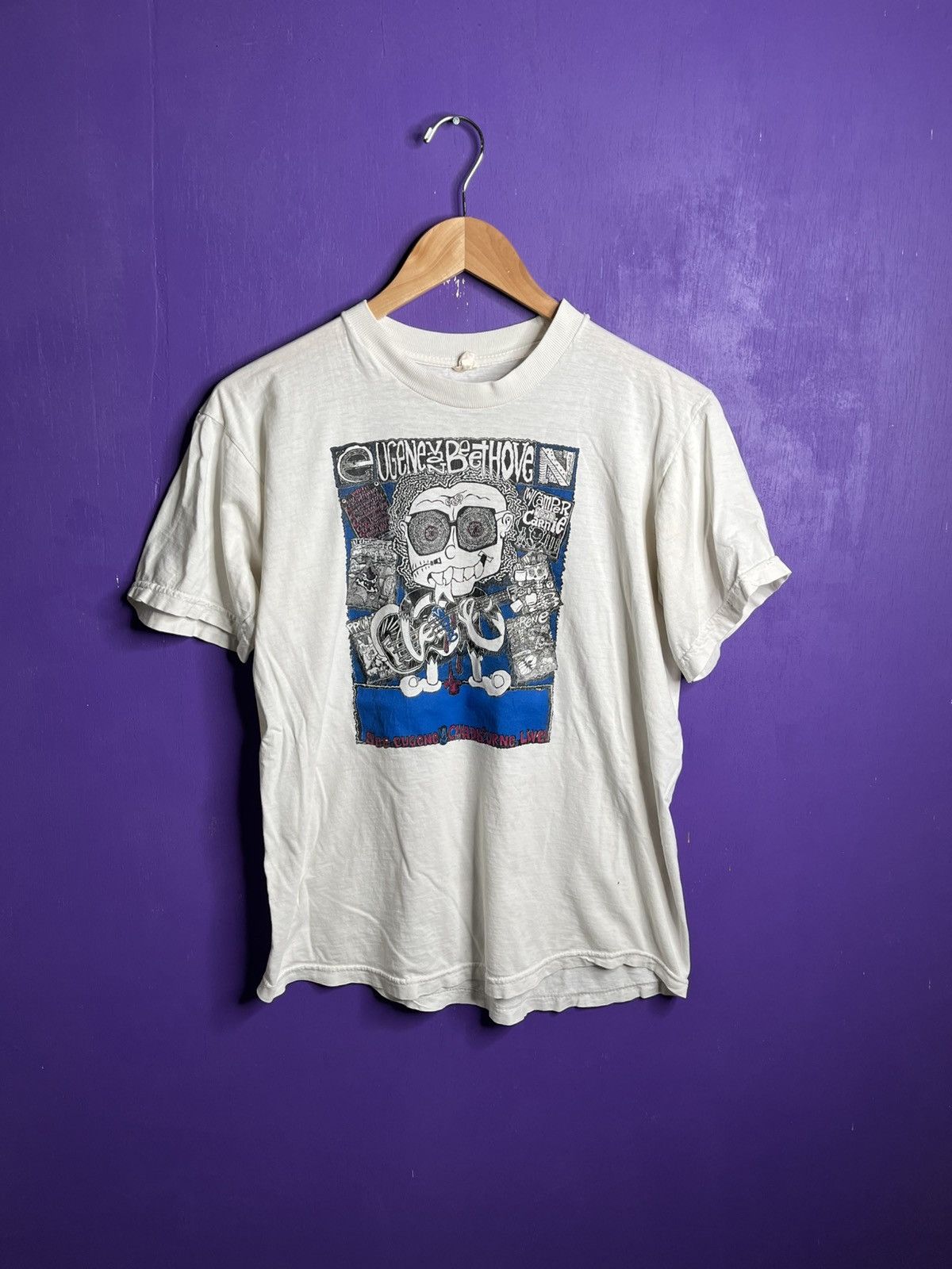 Vintage 80s Euro Eugene Beethoven tour t-shirt