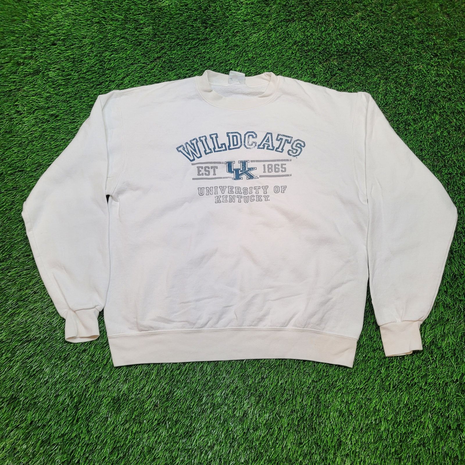 Champion Y2K Kentucky Wildcats Champion Sweatshirt L Boxy Fit Cropped Size US L / EU 52-54 / 3 - 1 Thumbnail