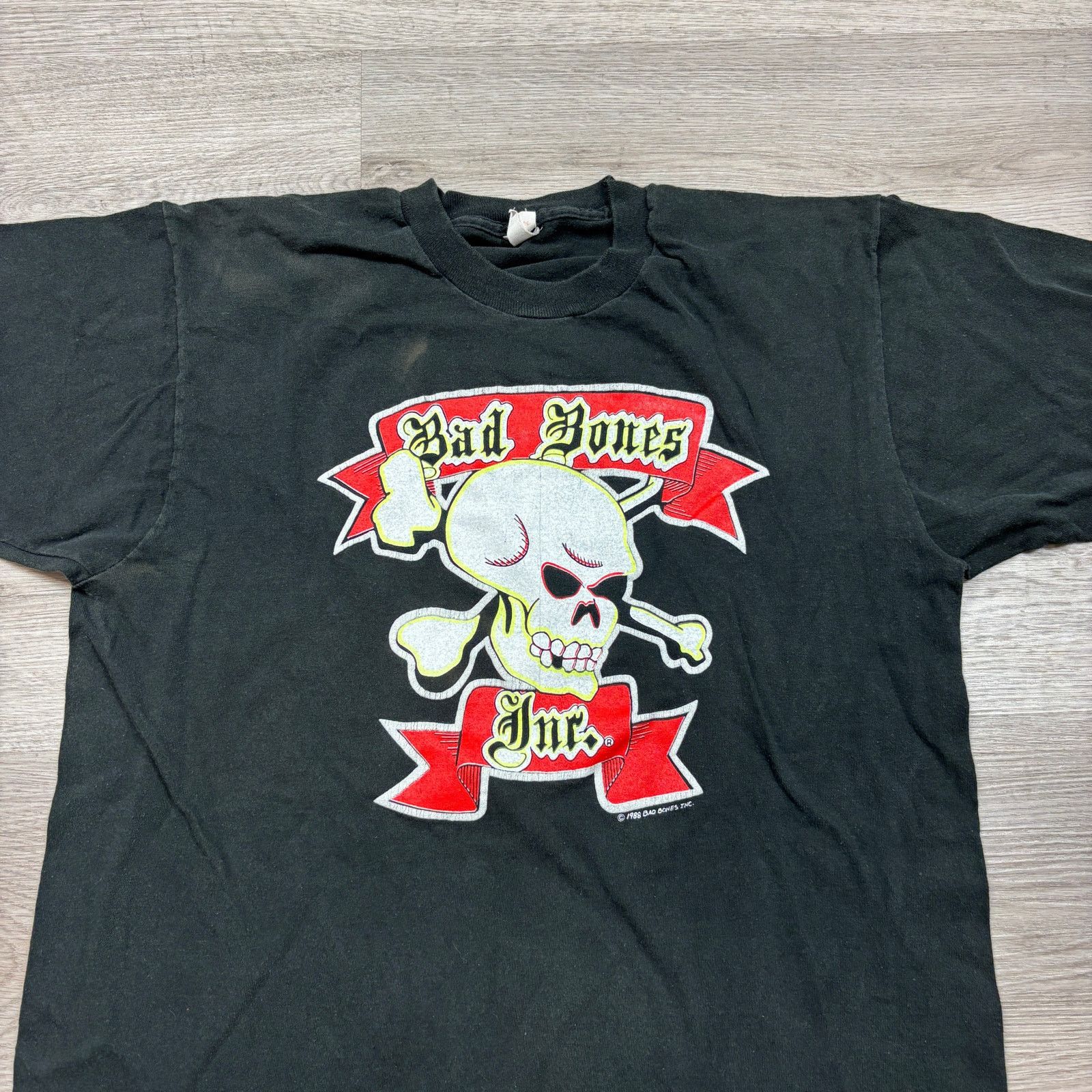 Vintage Rare Vintage 1988 Bad Bones Biker Shirt Men's Large Size US L / EU 52-54 / 3 - 2 Thumbnail