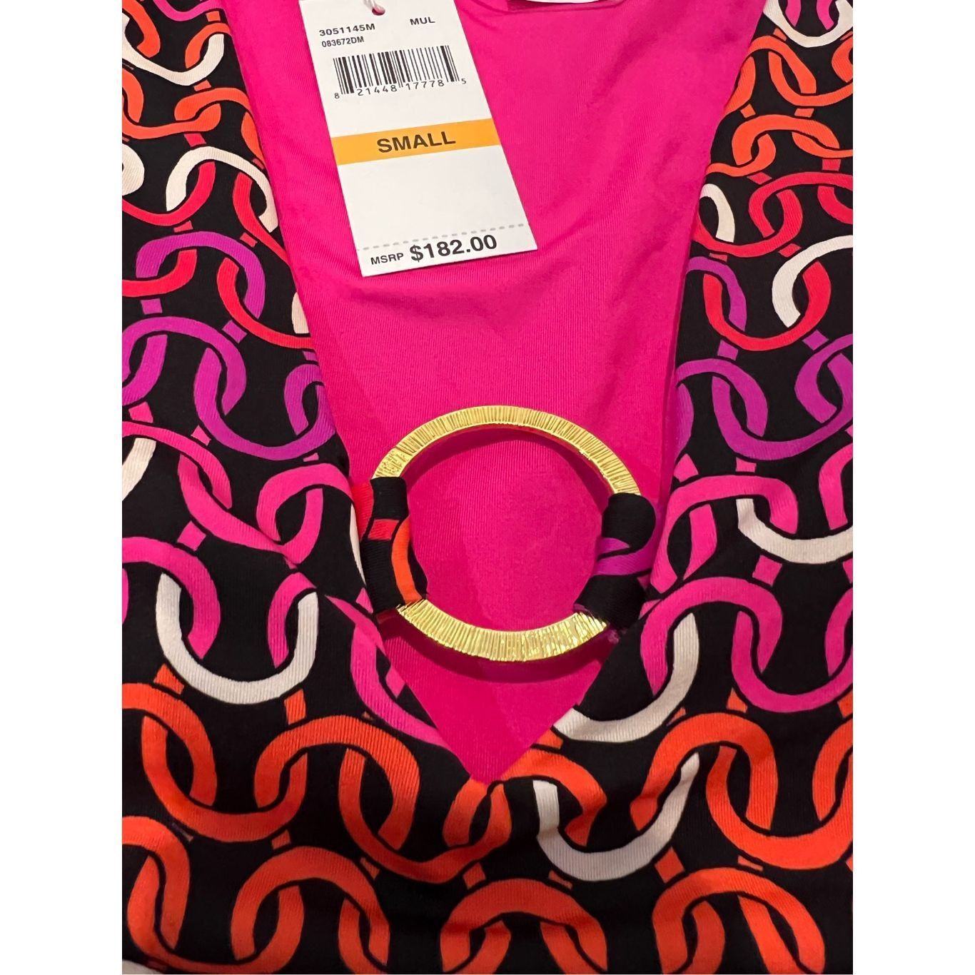 Trina Turk Trina Turk NWT Echo Long Sleeve One-Piece Swimsuit Sz S Size S / US 4 / IT 40 - 6 Thumbnail