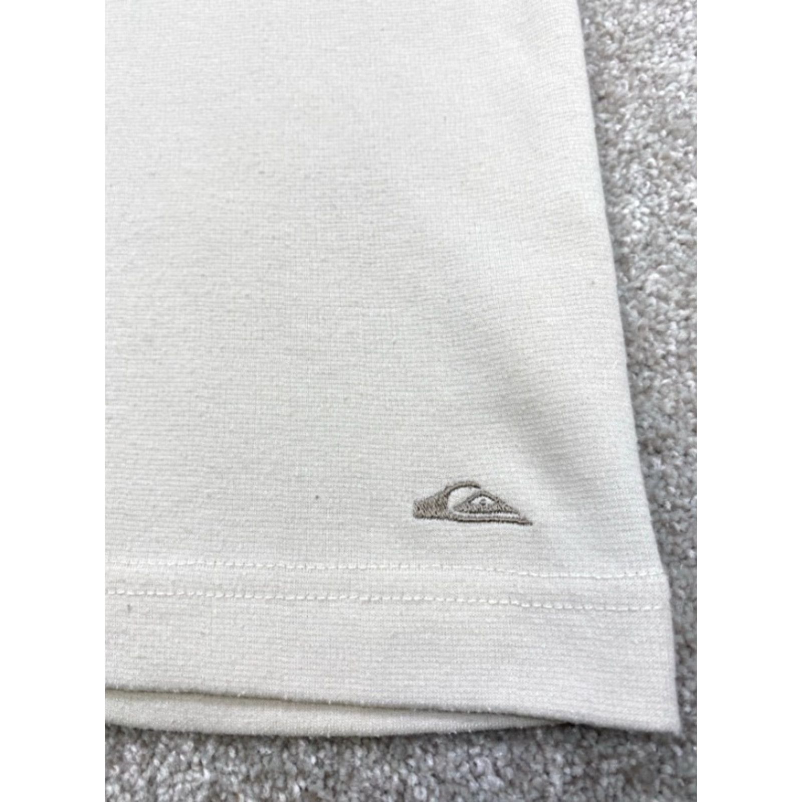 Quiksilver VTG Quicksilver Polo Shirt Men's L Short Sleeve Beige 5439 Polo Shirts Men Beige Cotton Knit Regular - Size US L / EU 52-54 / 3 - 4 Thumbnail