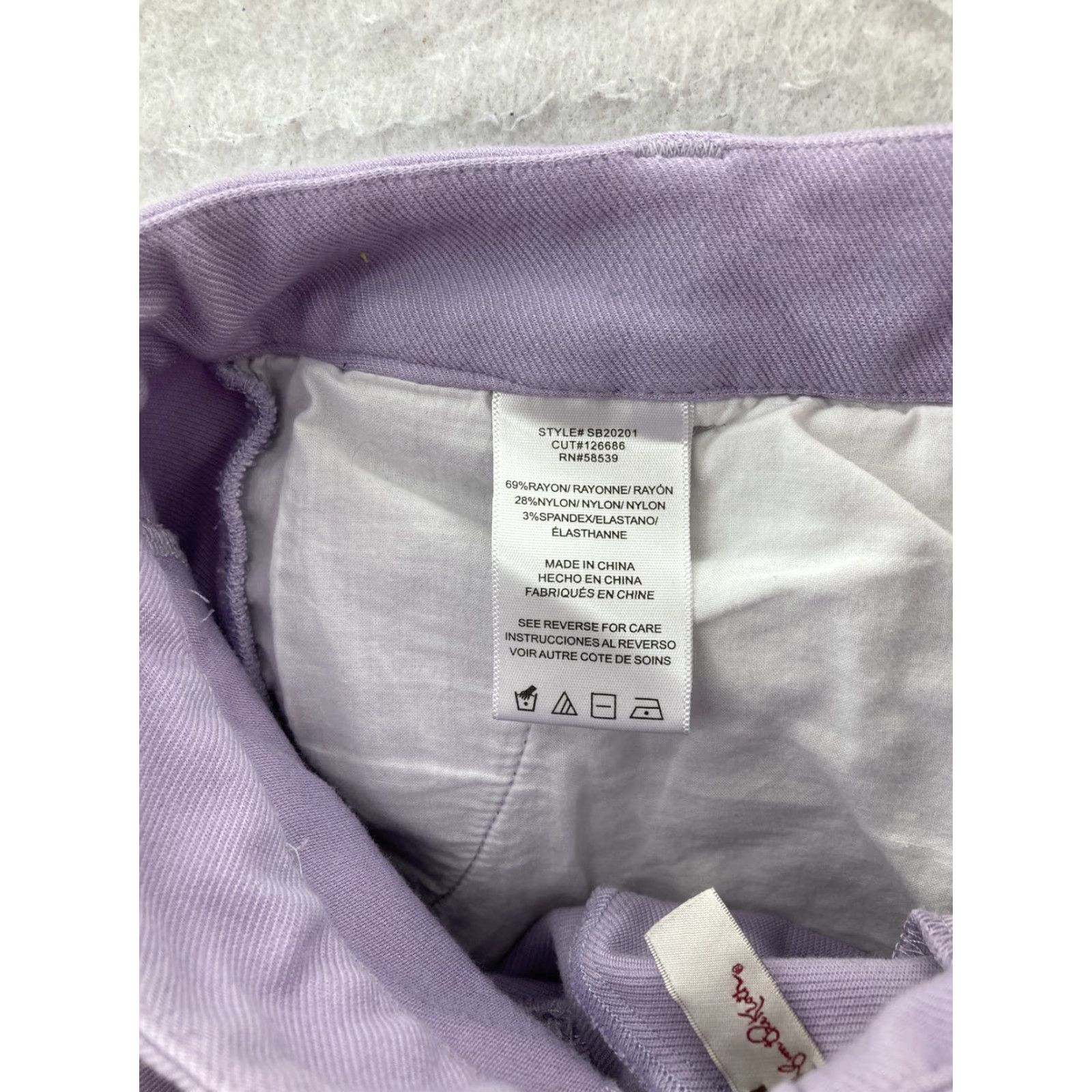 Vintage KUT from the Kloth Jeans Women's Size 6 Purple Cropped Pants Size 28" / US 6 / IT 42 - 7 Thumbnail