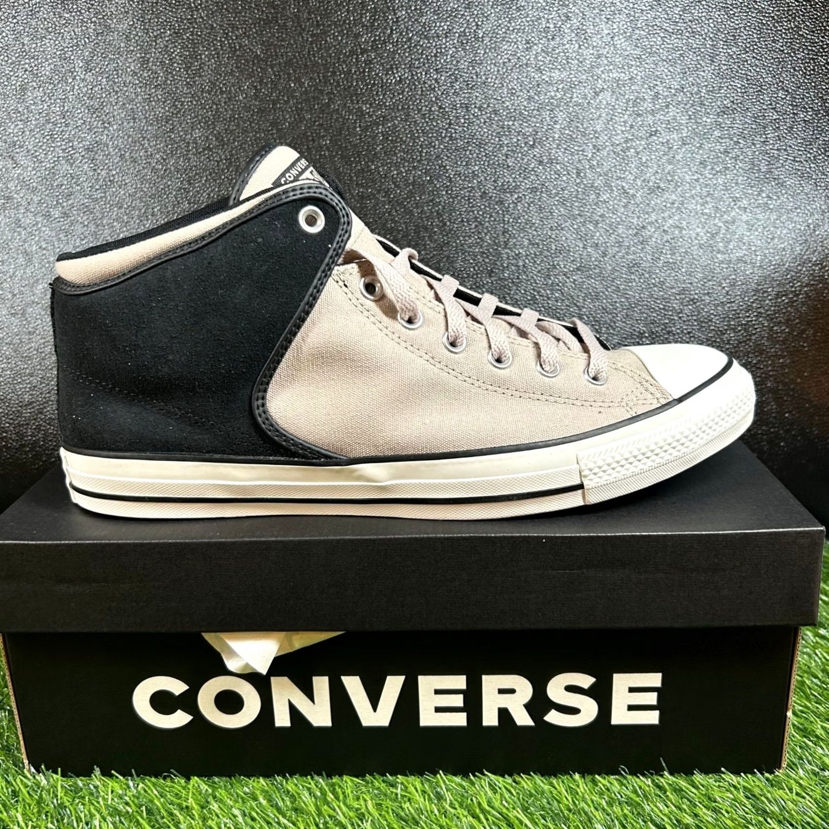 Converse Converse Chuck Taylor All Star High Street Mid Mens Size 13 Papyrus Black New Size US 13 / EU 46 - 2 Thumbnail