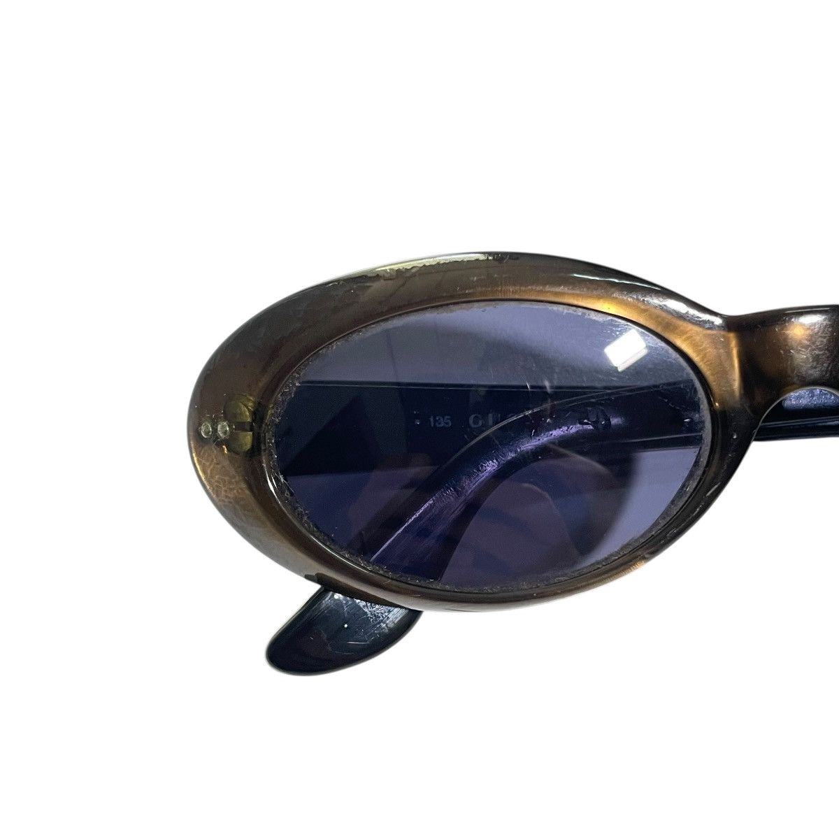 Gucci Gucci 90s Black & Golden Cat Eye Glasses Size ONE SIZE - 4 Thumbnail