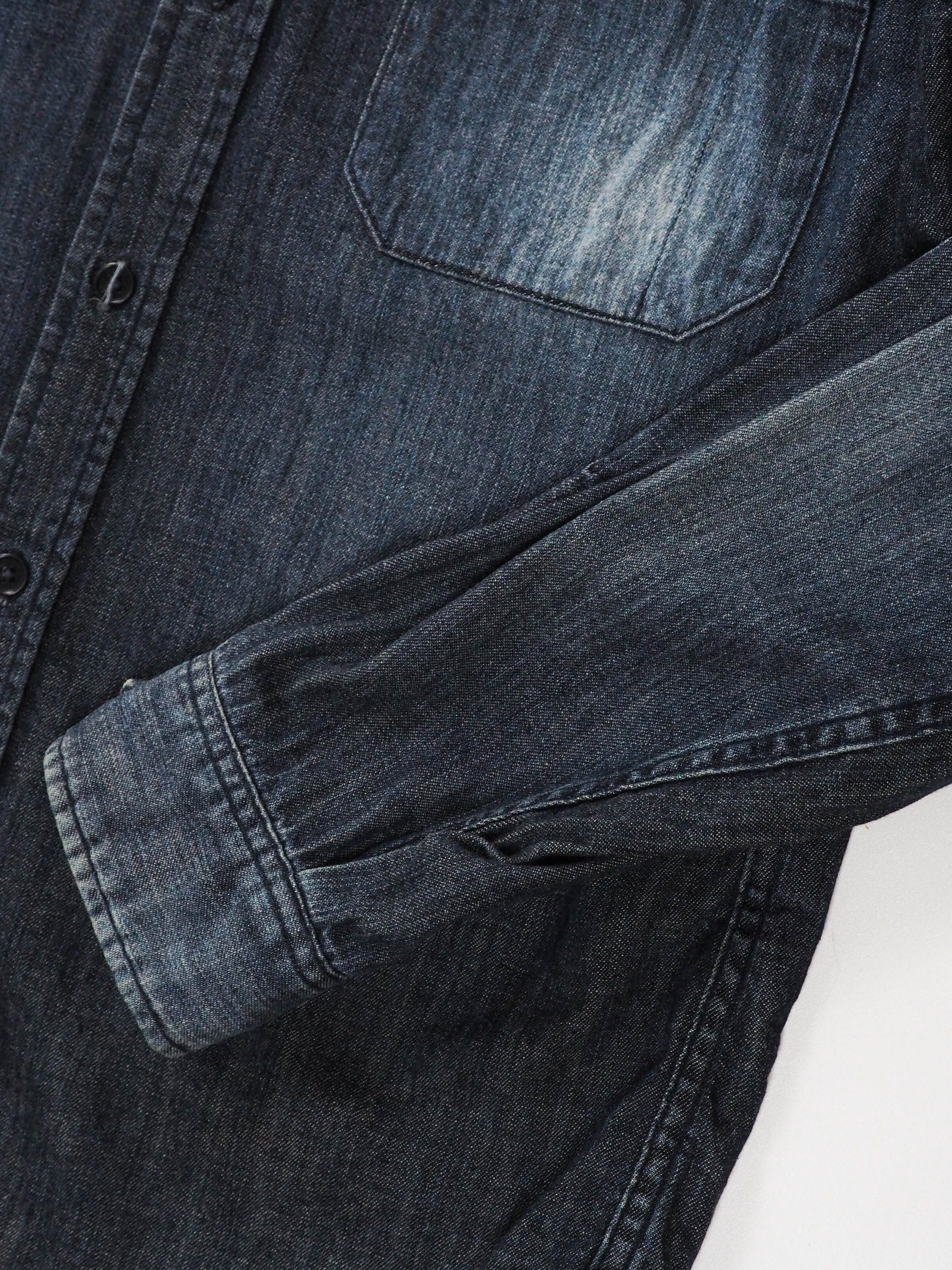 Yohji Yamamoto Yohji Yamamoto Reconstructed Denim Shirt Size US L / EU 52-54 / 3 - 11 Thumbnail