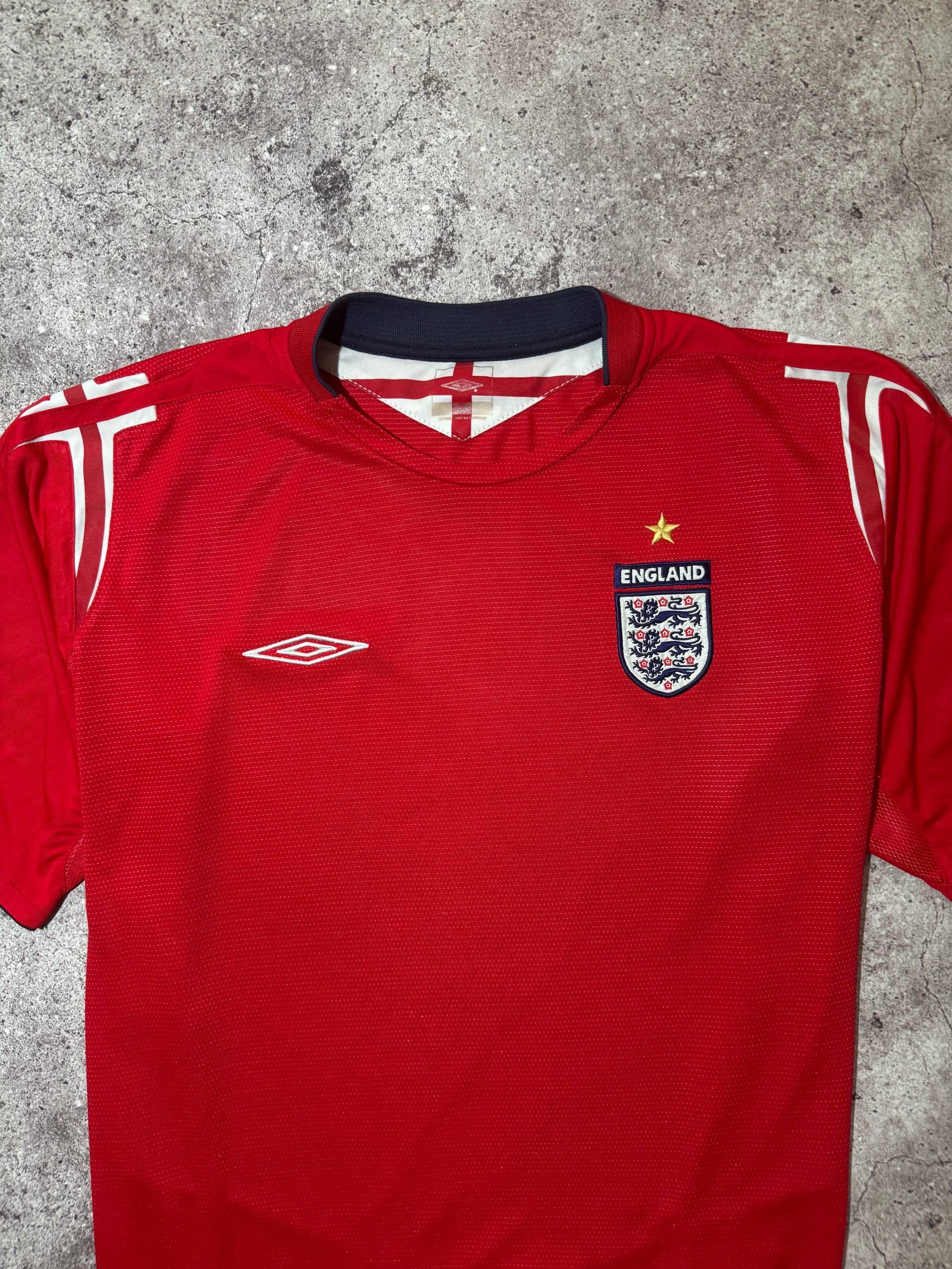 Umbro England 2004/06 Umbro Football T-shirt Soccer Jersey Size US XXL / EU 58 / 5 - 2 Thumbnail