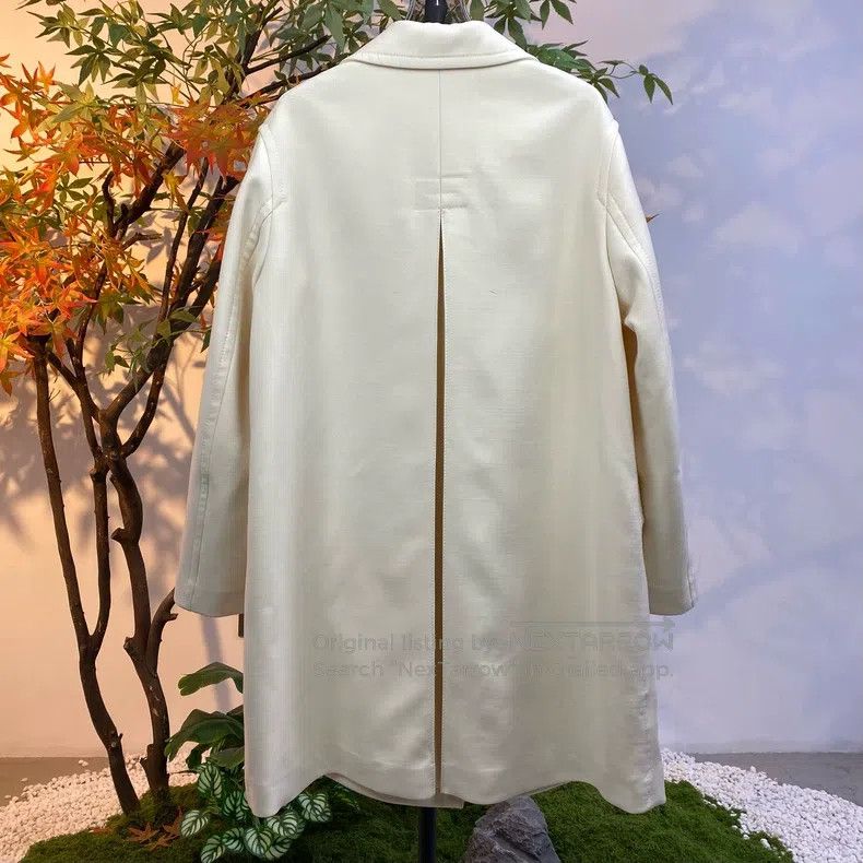 Hermes Hermes Beige Wool Coat Size XS / US 0-2 / IT 36-38 - 3 Thumbnail