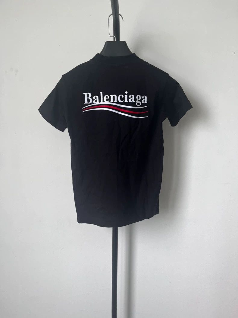 Balenciaga Balenciaga Cola Embroidered Short Sleeve Tee Size US XS / EU 42 / 0 - 2 Thumbnail