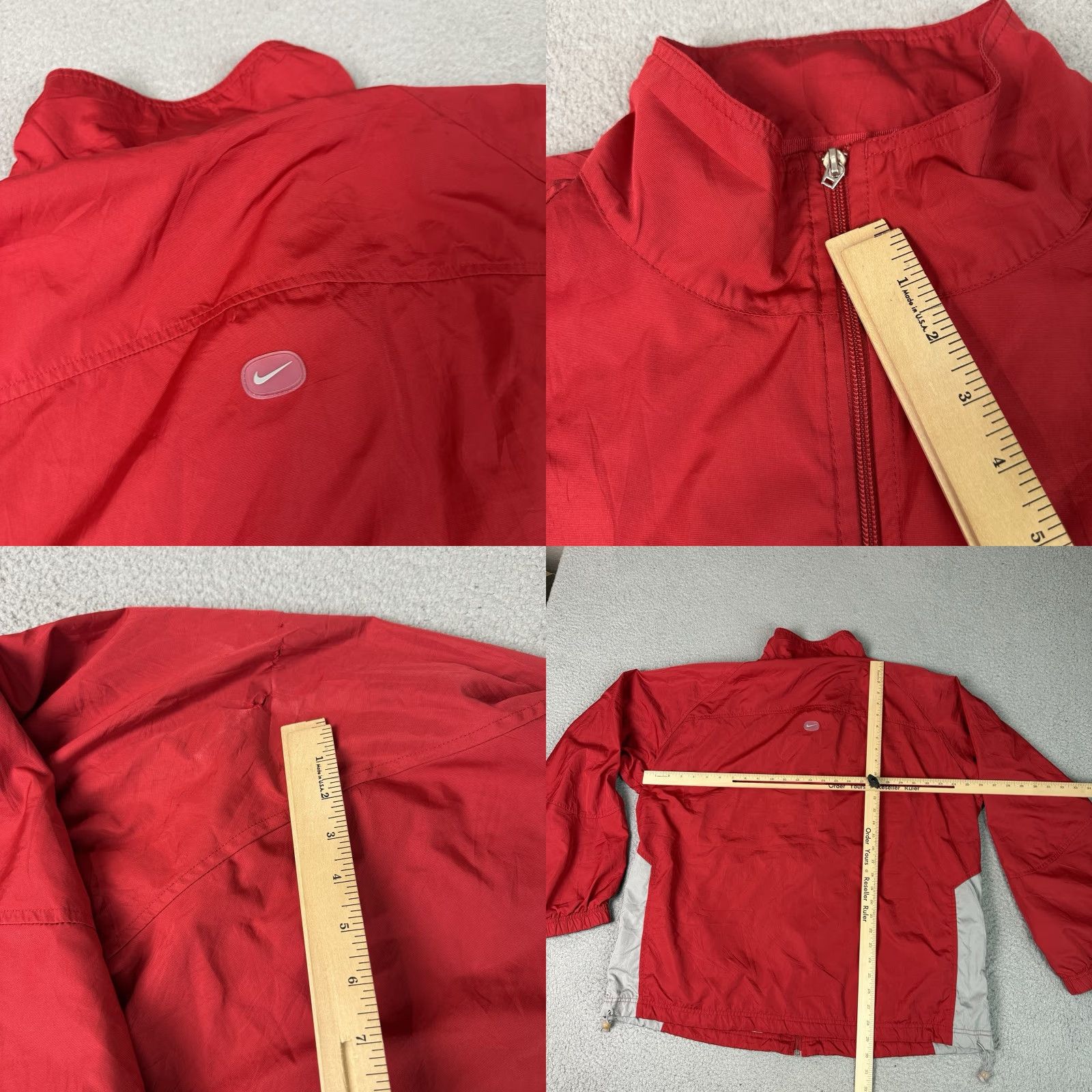 Nike VINTAGE Nike Jacket Mens 2XL Red Windbreaker Zip Swoosh Casual Activewear 90s Theme Outdoors Sports Winter Spring Summer Fall Size US XXL / EU 58 / 5 - 8 Thumbnail