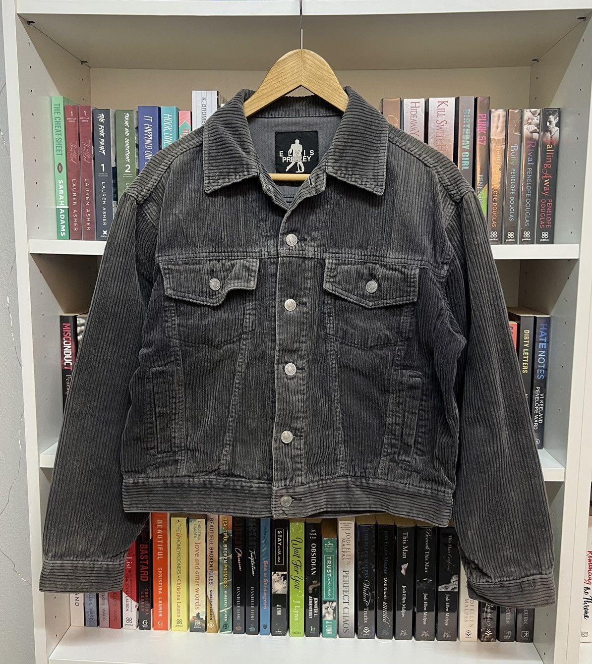 Band Tees Elvis Presley Corduroy Trucker Jacket Size US L / EU 52-54 / 3 - 1 Thumbnail