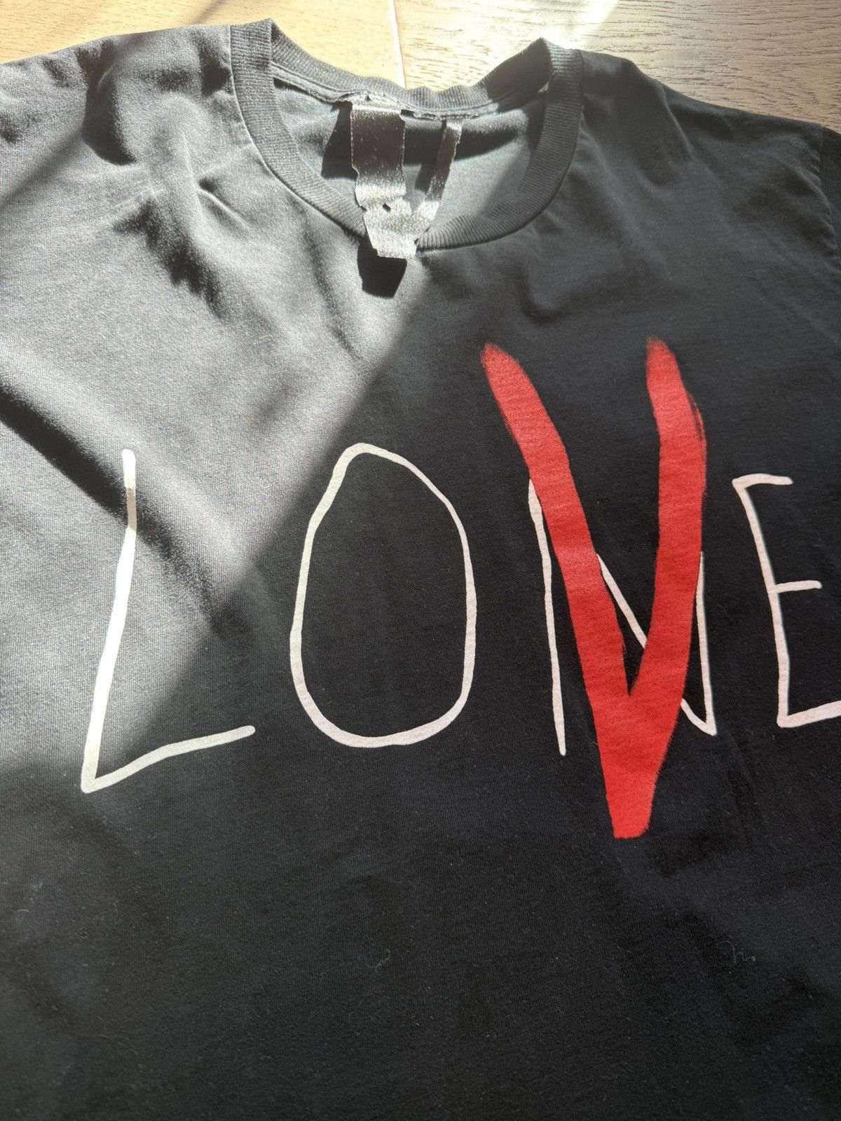Vlone Vlone Love TShirt XXL Black Size US XXL / EU 58 / 5 - 2 Thumbnail