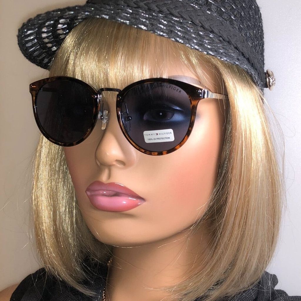 Tommy Hilfiger Tommy Hilfiger Rounded Tortoiseshell & Silver Sunglasses Size ONE SIZE - 1 Thumbnail
