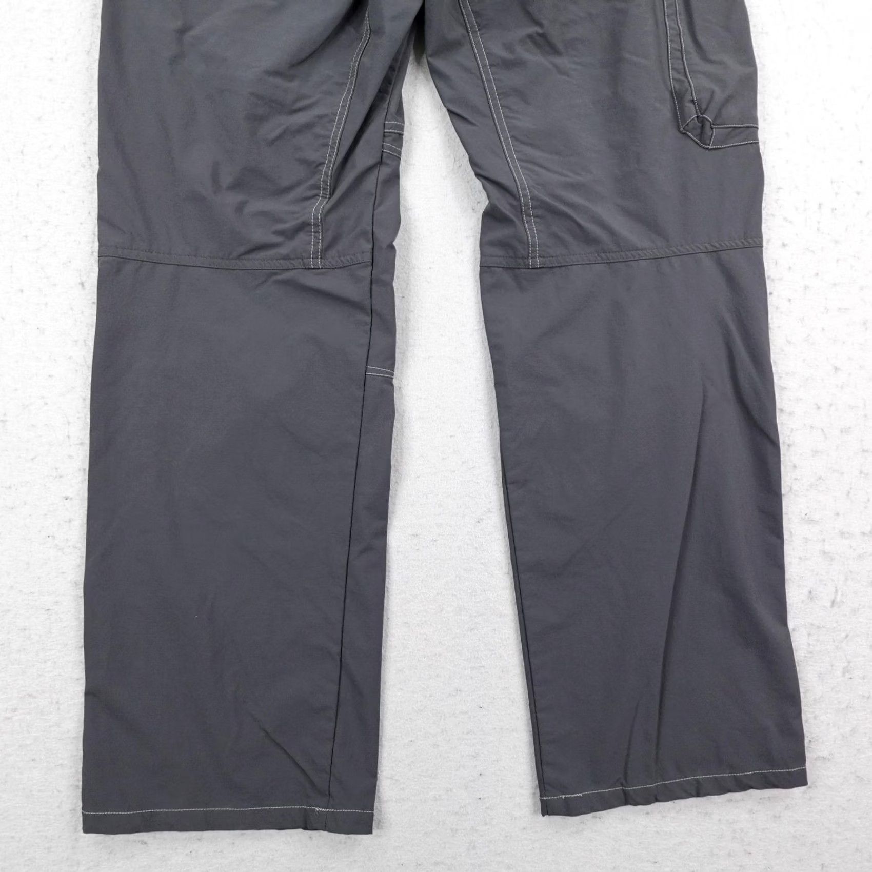 Vintage Kuhl Pants Mens Gray Cargo Loose Fit 34x32 Hiking Trail Outdoor Flex Size US 34 / EU 50 - 6 Thumbnail