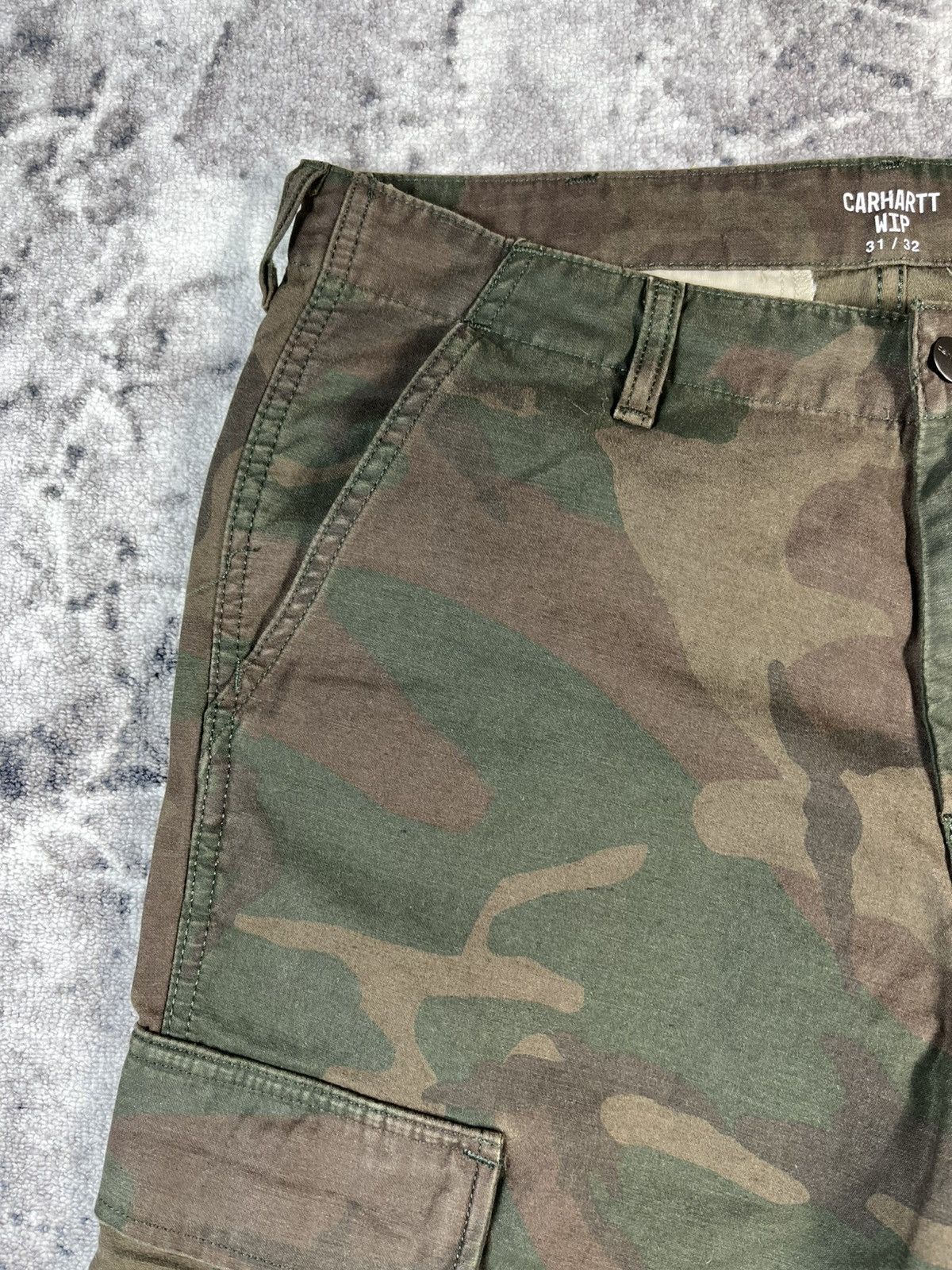 Carhartt Carhartt WIP Camo Cargo Pants Military 31x32 Fit M Size US 31 - 5 Thumbnail
