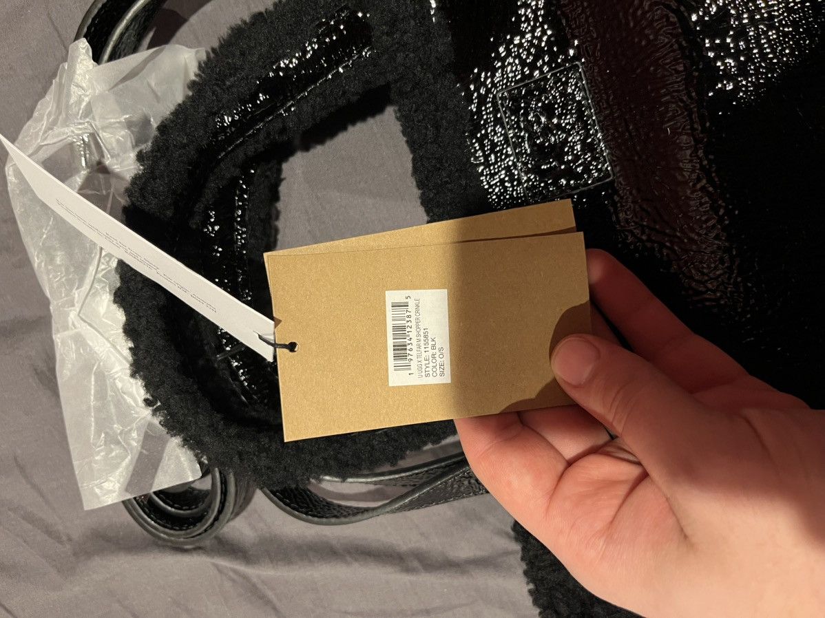 Telfar × Ugg UGG x TELFAR Medium Shopper Crinkle - Black Size ONE SIZE - 8 Thumbnail