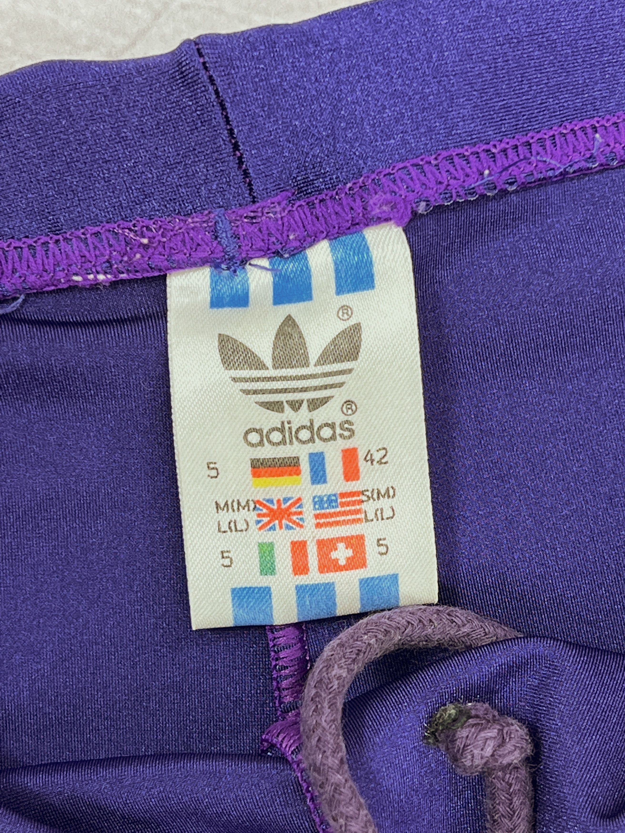 Adidas × Vintage Vintage 80s Tights Shorts Stretch YUGOSLAVIA Size US 32 / EU 48 - 9 Thumbnail
